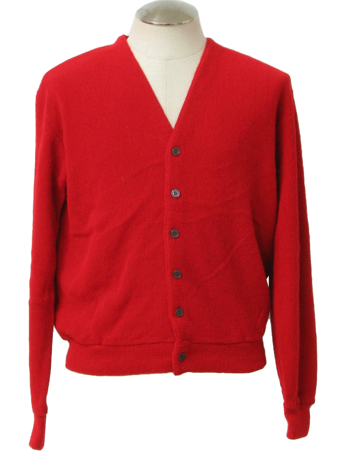 red cardigan sweater mens