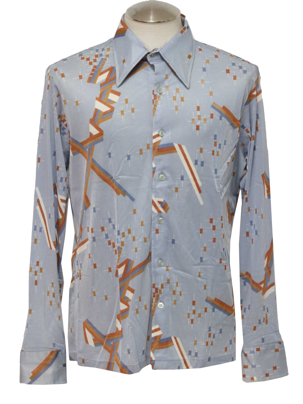 70's mens disco shirt