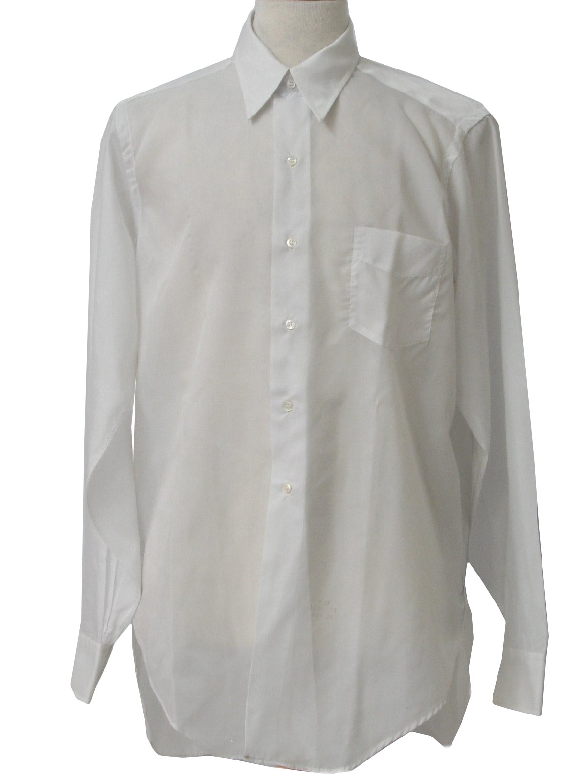mens white dress shirt not see through