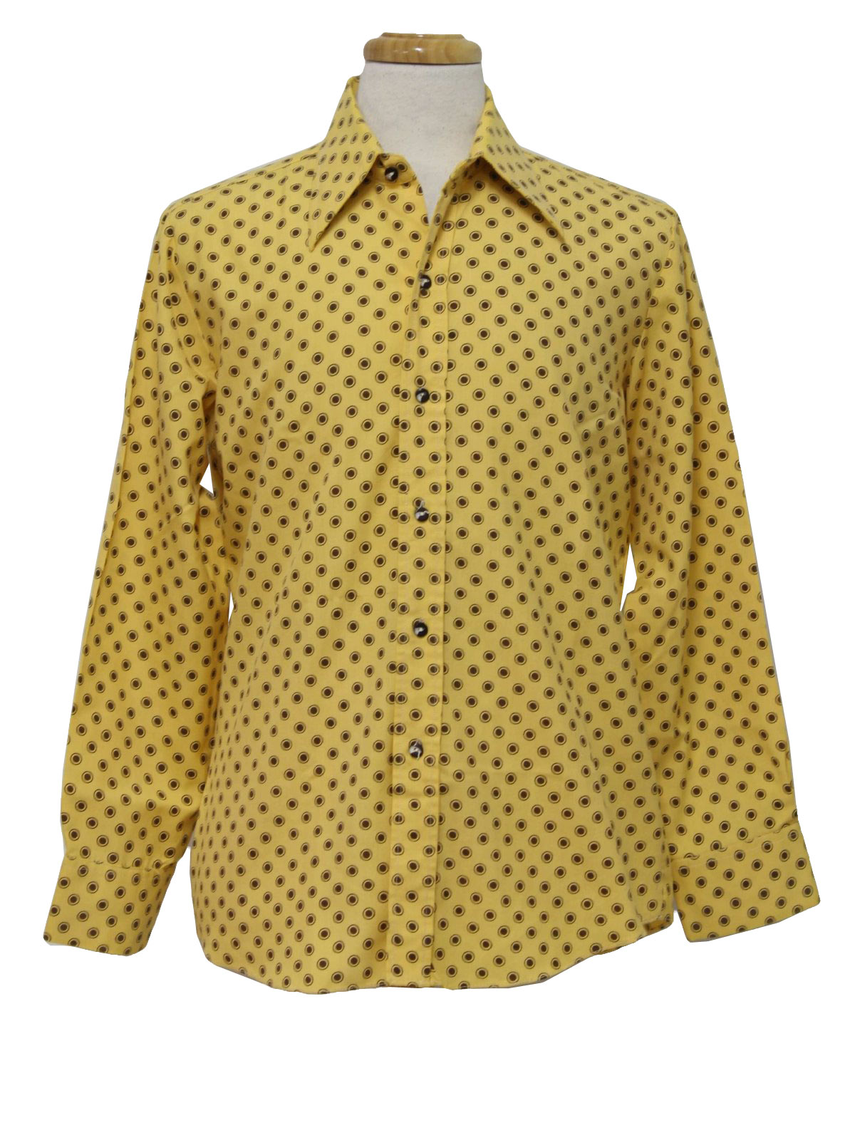 Seventies Vintage Shirt: Early 70s -Aladin Awonderful Shirt- Mens gold ...