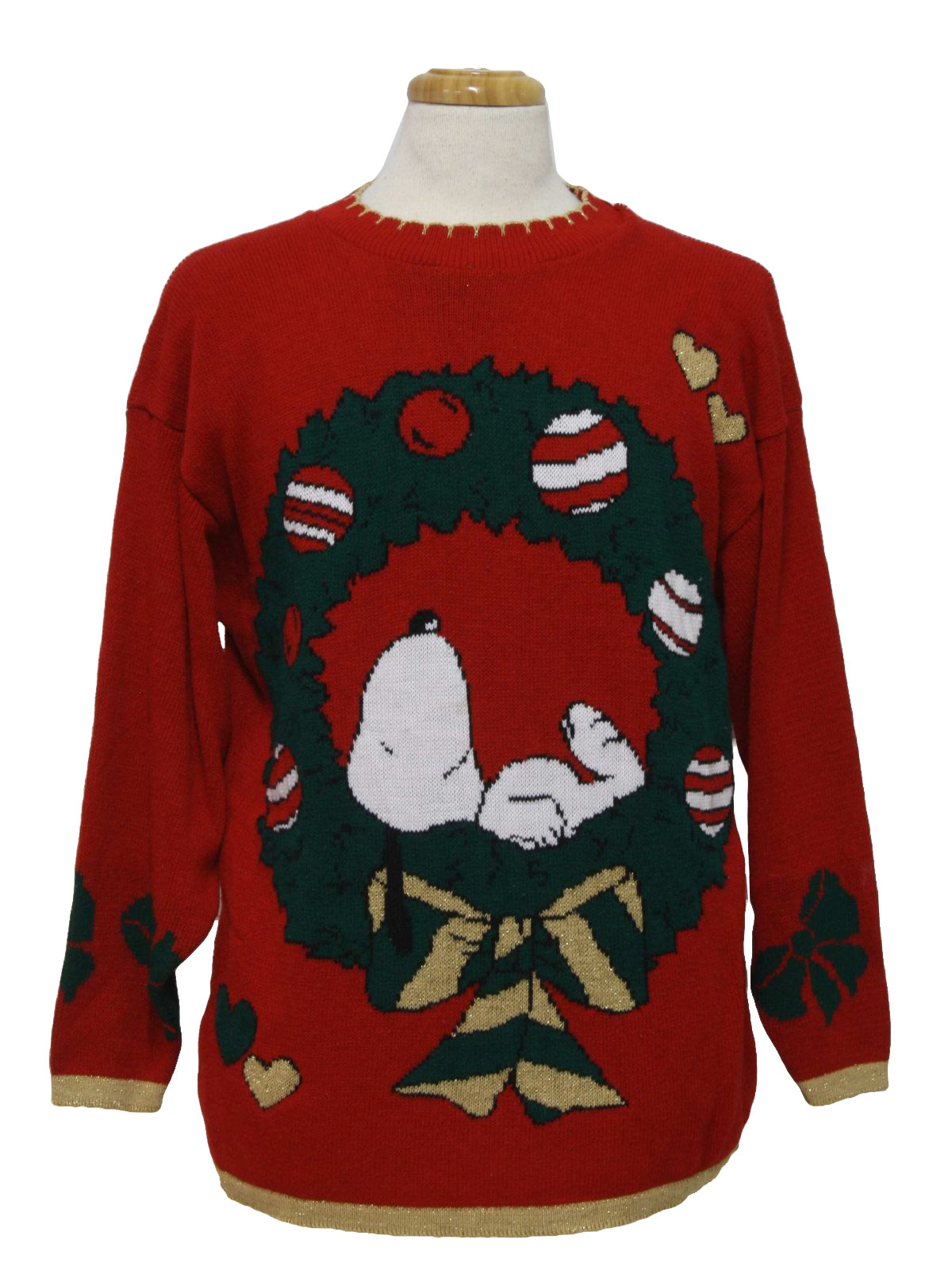 mens snoopy christmas sweater