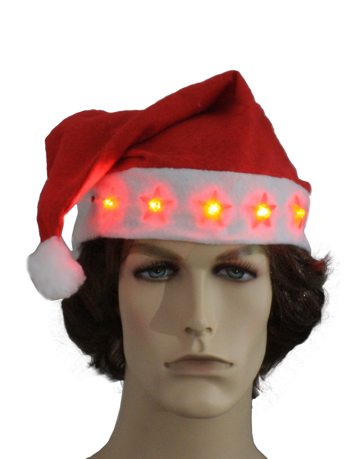 Xmas hats with lights deals