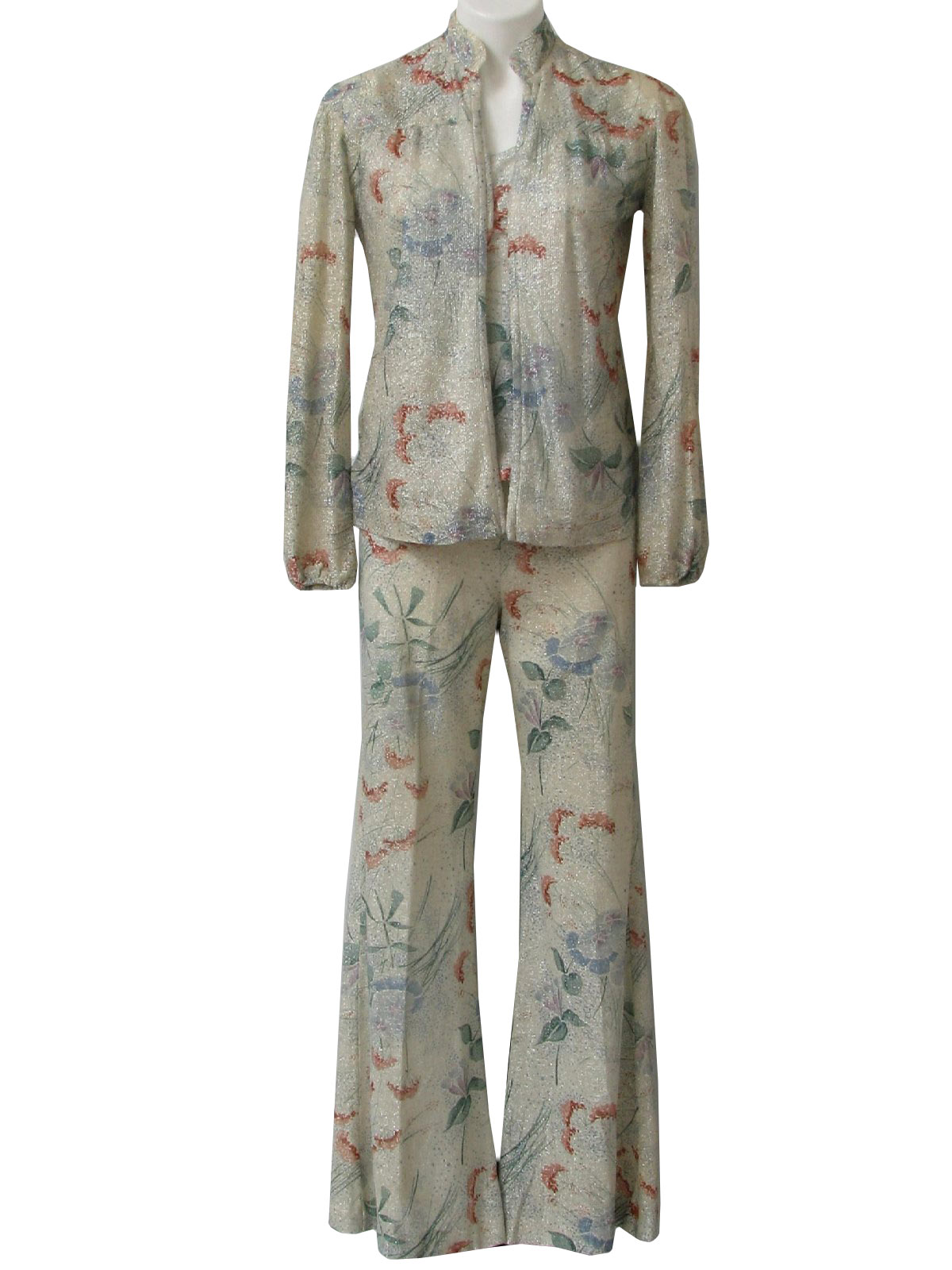 60s womens pant suit