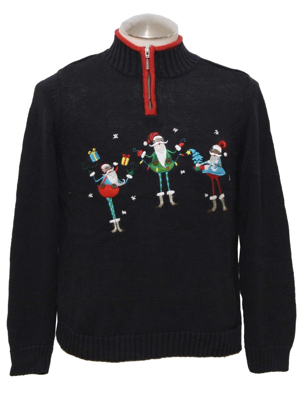 Half zip on sale christmas sweater