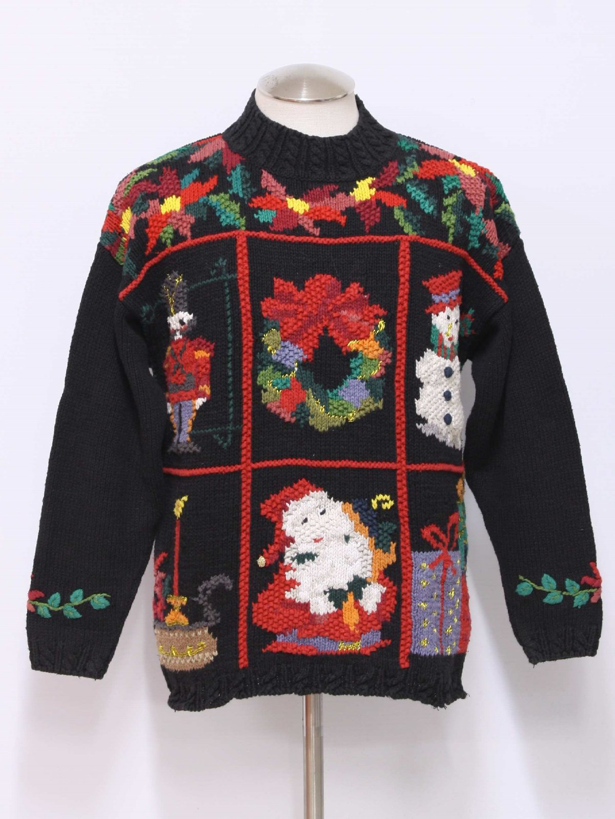 Crystal Kobe 1980s Vintage Ugly Christmas Sweater : 80s retro style ...
