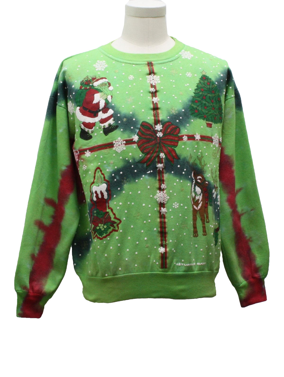 Tie Dyed Ugly Christmas Sweatshirt: -Missing Label- Unisex shades of ...