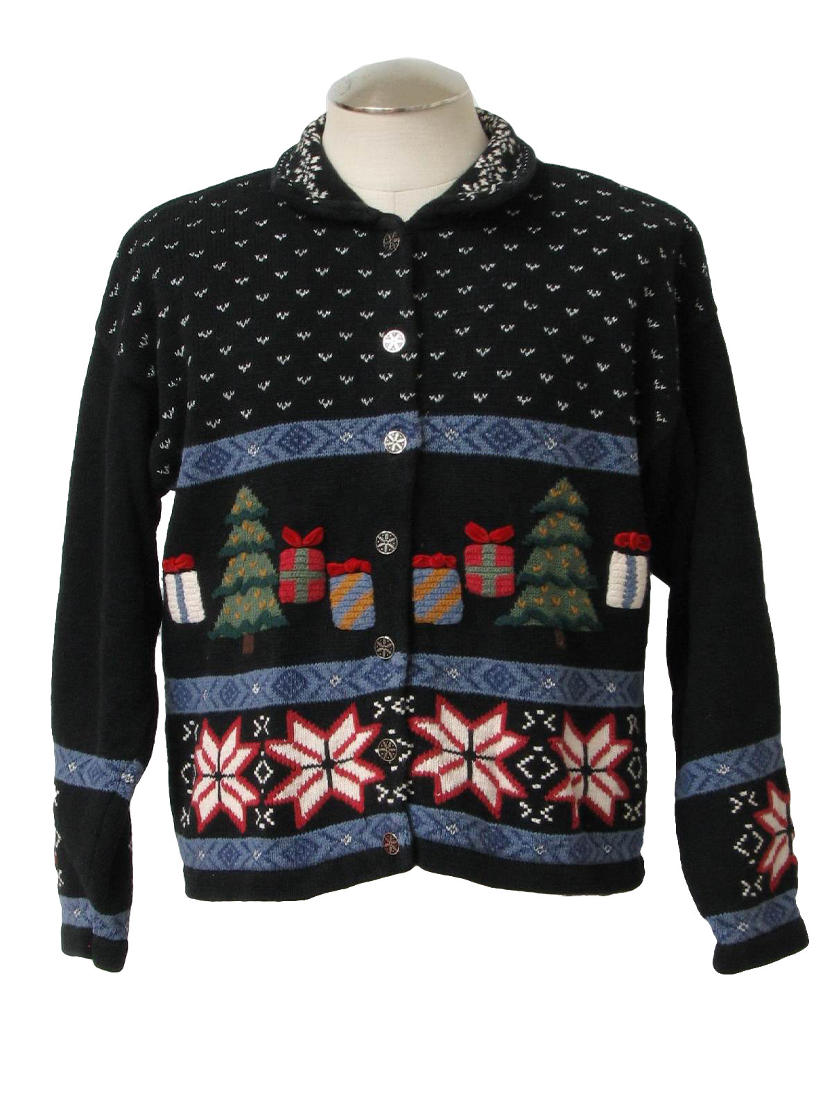 Womens Country Kitsch Ugly Christmas Sweater: -Northcrest- Womens black ...