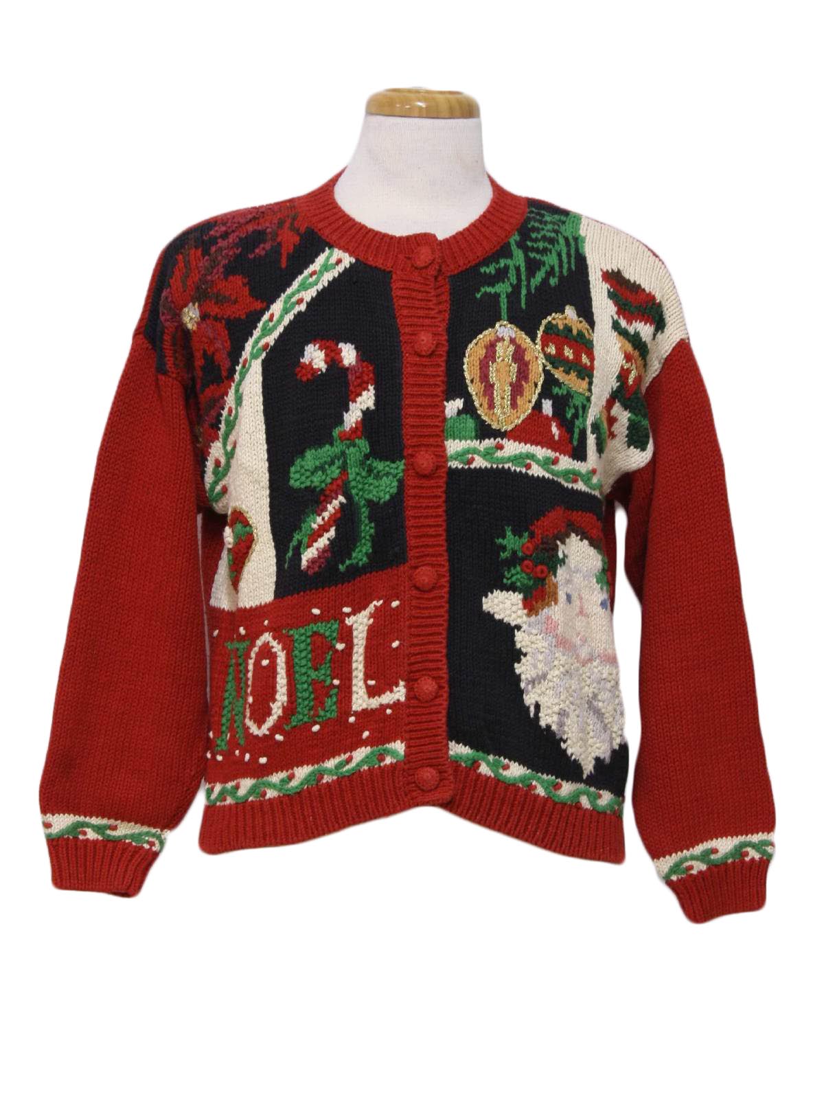 Womens Ugly Christmas Sweater : -Heirloom Collectibles- Womens Red ...