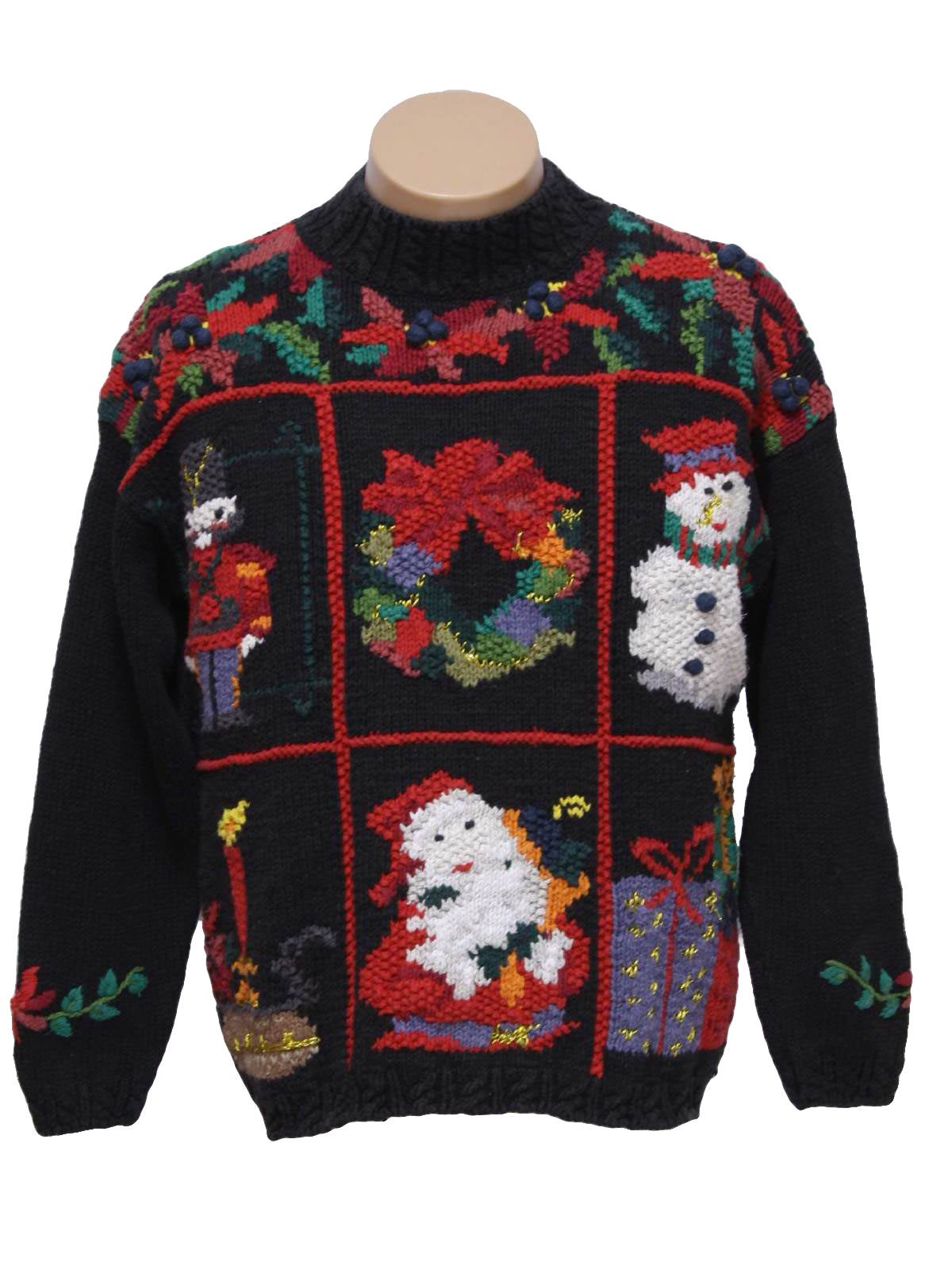 Eighties Crystal Kobe Ugly Christmas Sweater: 80s retro style -Crystal ...