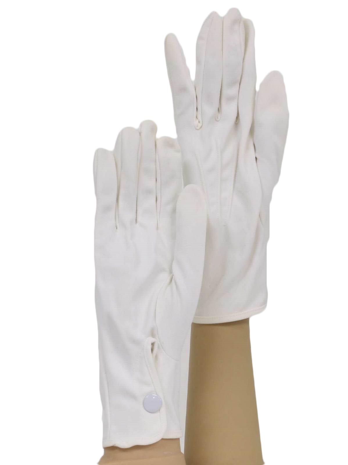 Mens white store dress gloves
