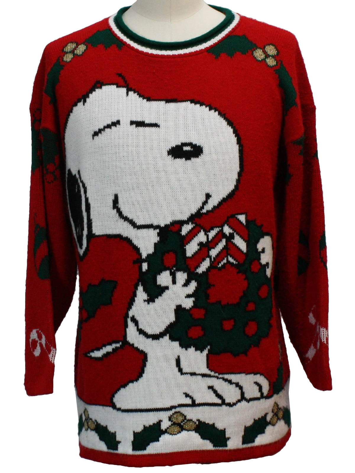 1980's Vintage Snoopy Ugly Christmas Sweater: 80s authentic vintage ...