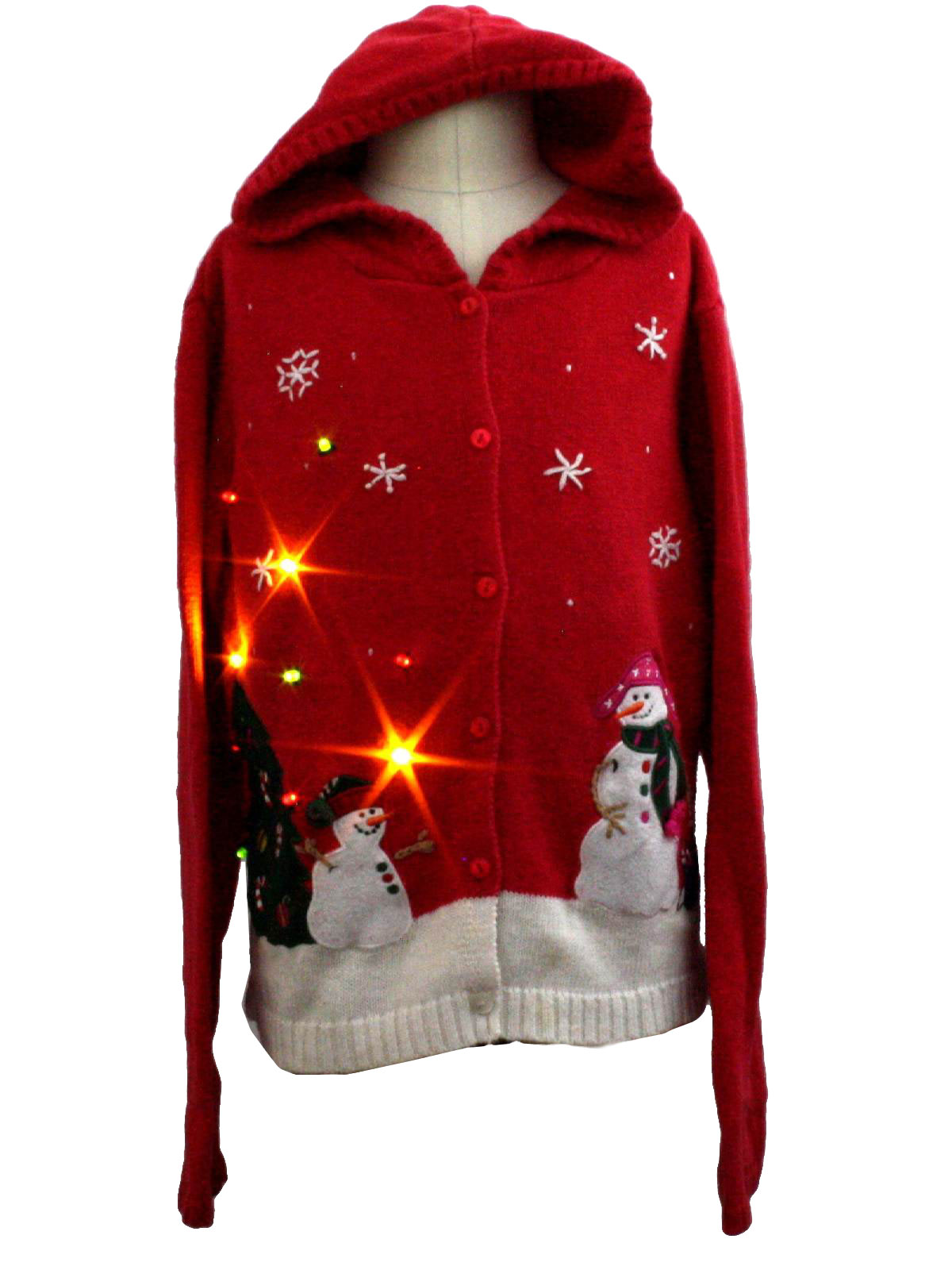 /Childs Lightup Hoodie Ugly Christmas Sweater: -No Label- Unisex/Childs ...