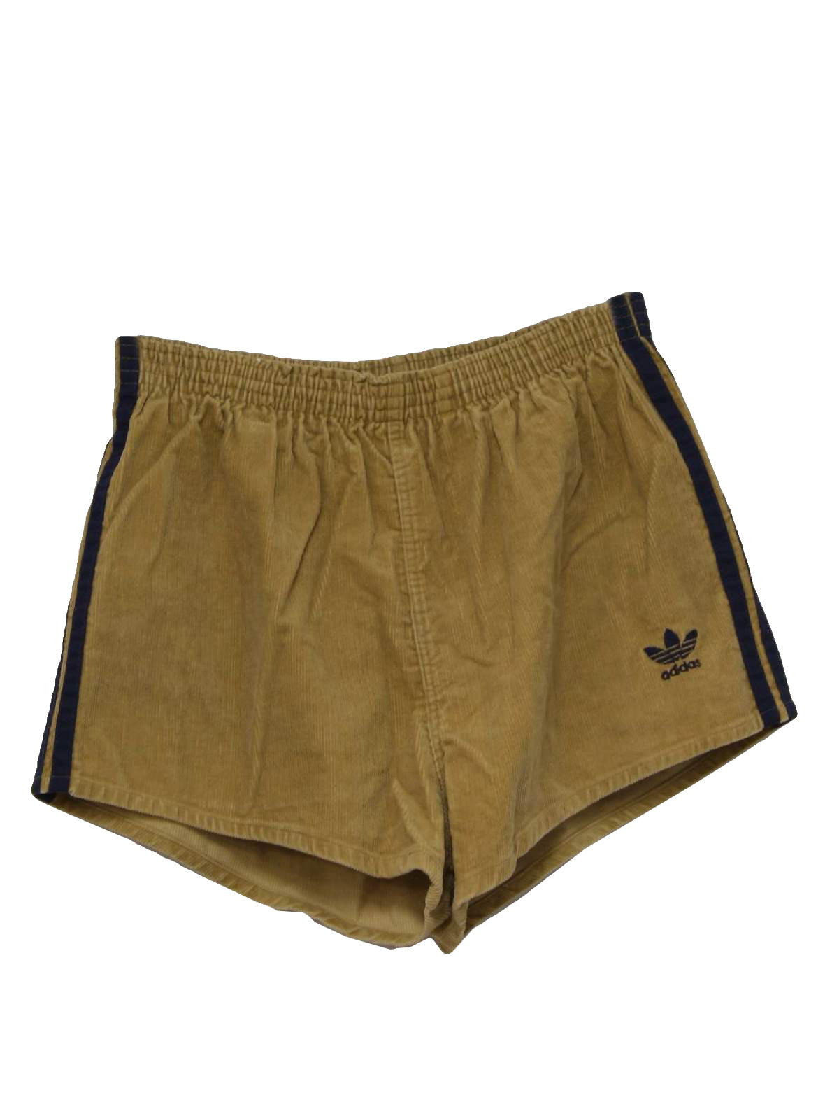 tan adidas shorts