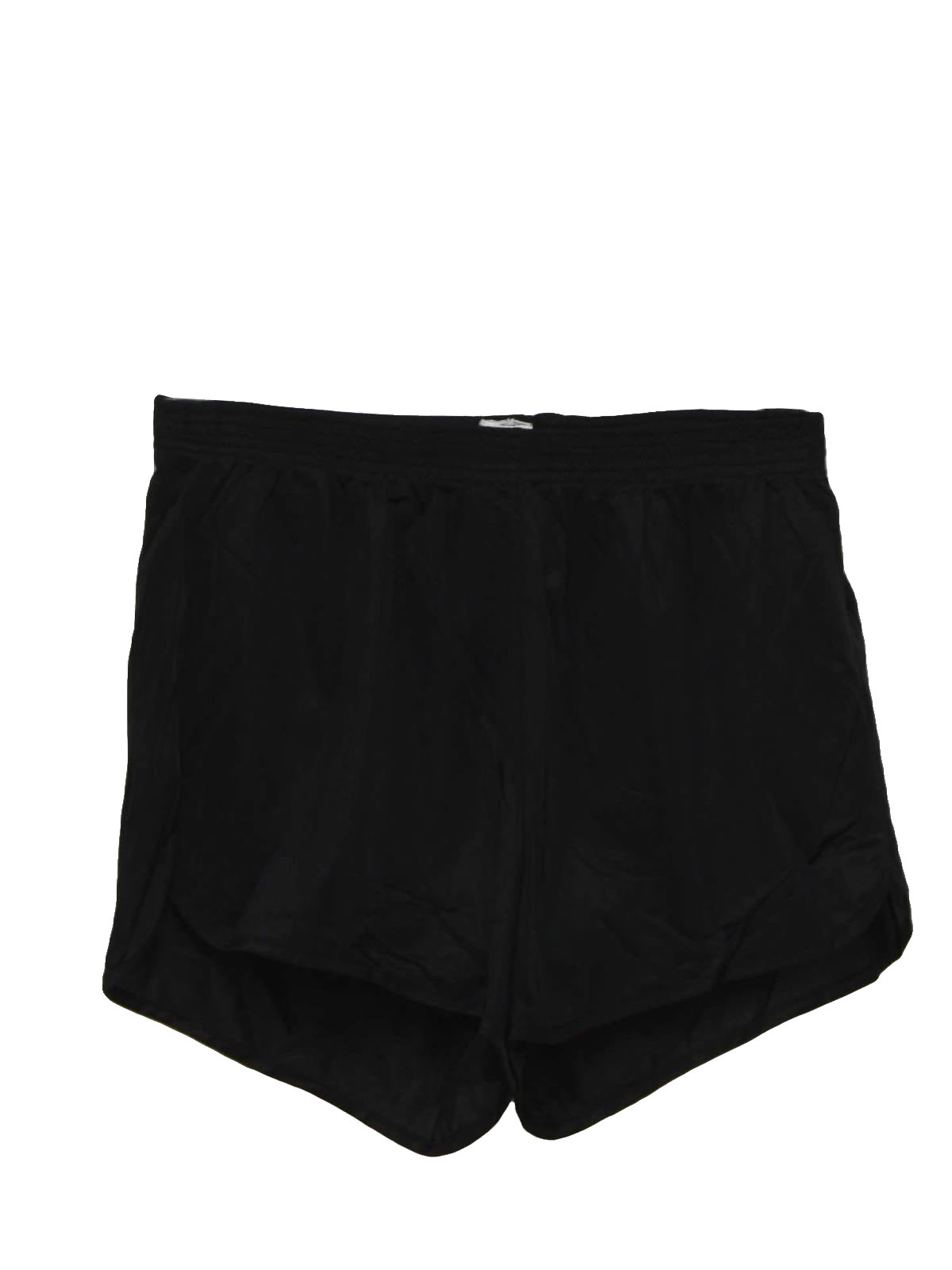 1980's Retro Shorts: 80s -MX3- Mens black background nylon on nylon ...