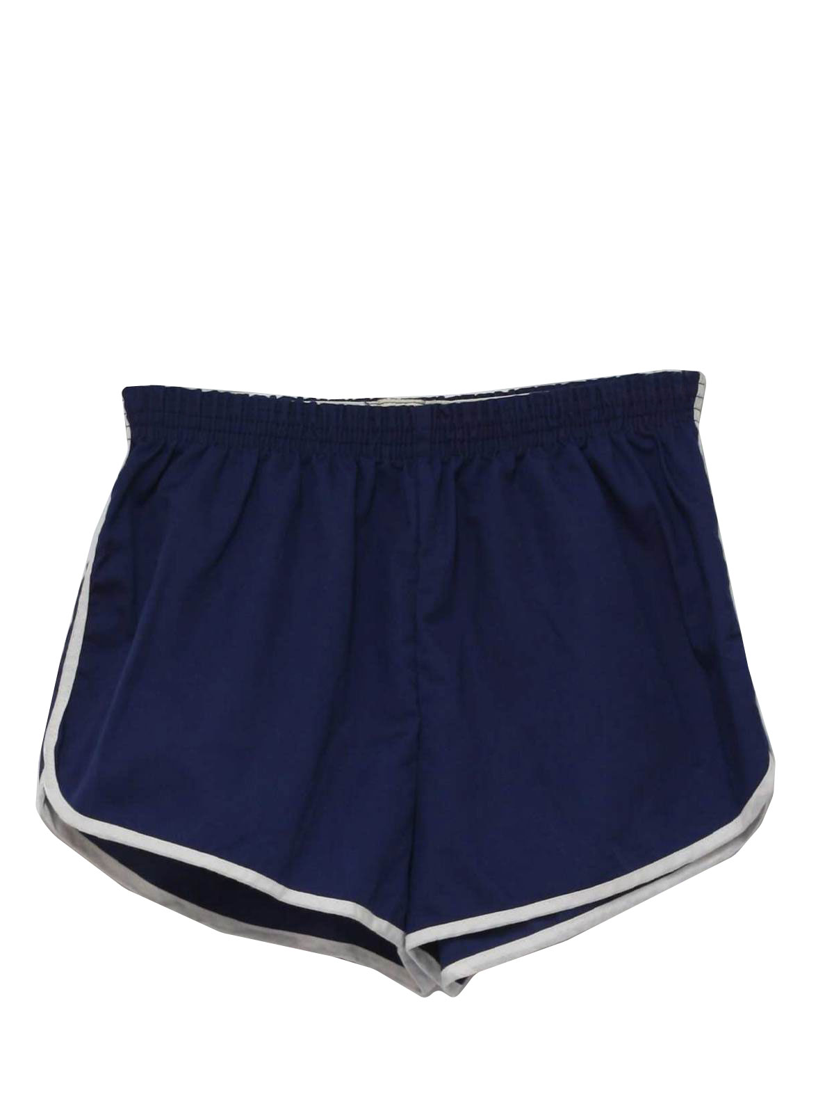 Retro 1980s Shorts: 80s -Sears- Mens royal blue background polyester ...