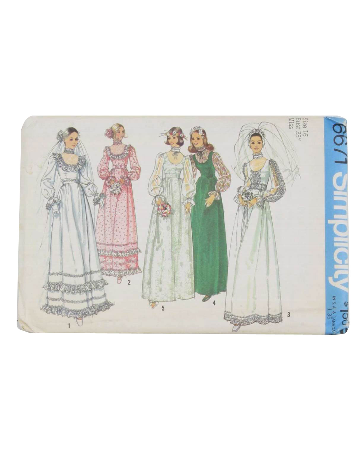70s Retro Sewing Pattern 1974 Simplicity Pattern No 6671