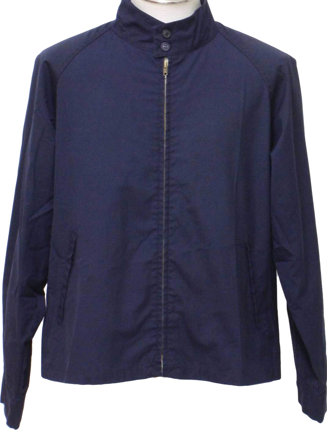 60s Jacket (Woolrich): 60s -Woolrich- Mens navy blue cotton polyester ...