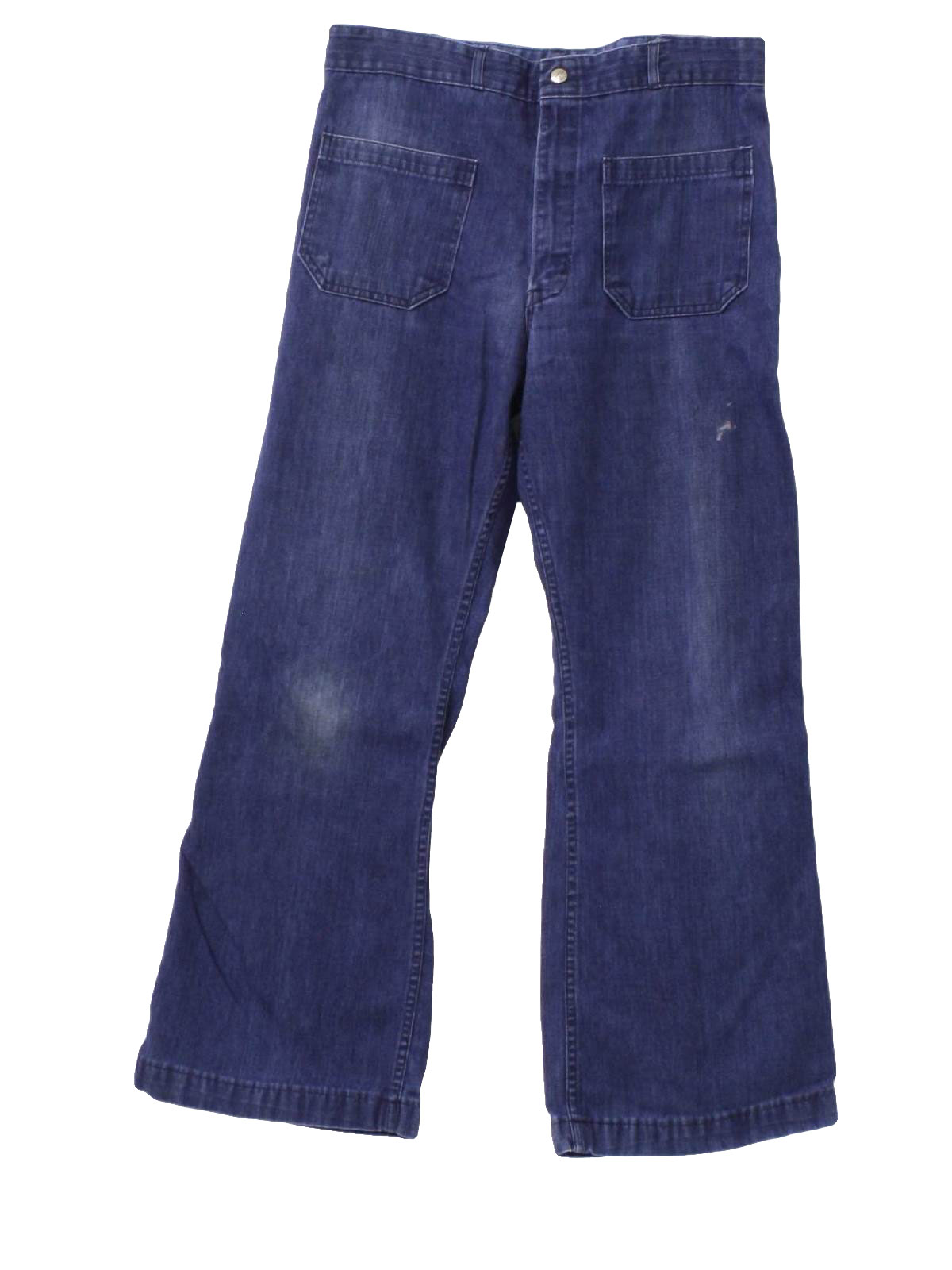 Seafarer 70's Vintage Bellbottom Pants: 70s -Seafarer- Mens blue cotton ...