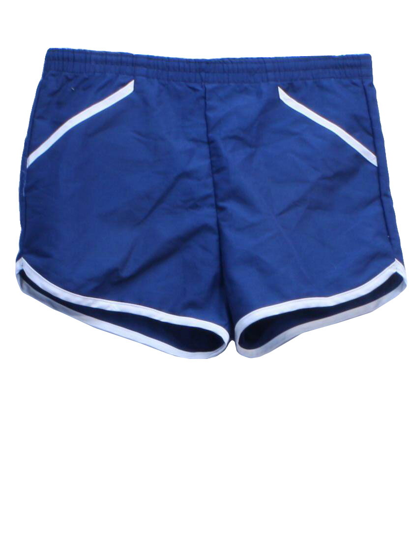 1970's Swimsuit/Swimwear (Haband): 70s -Haband- Mens royal blue ...