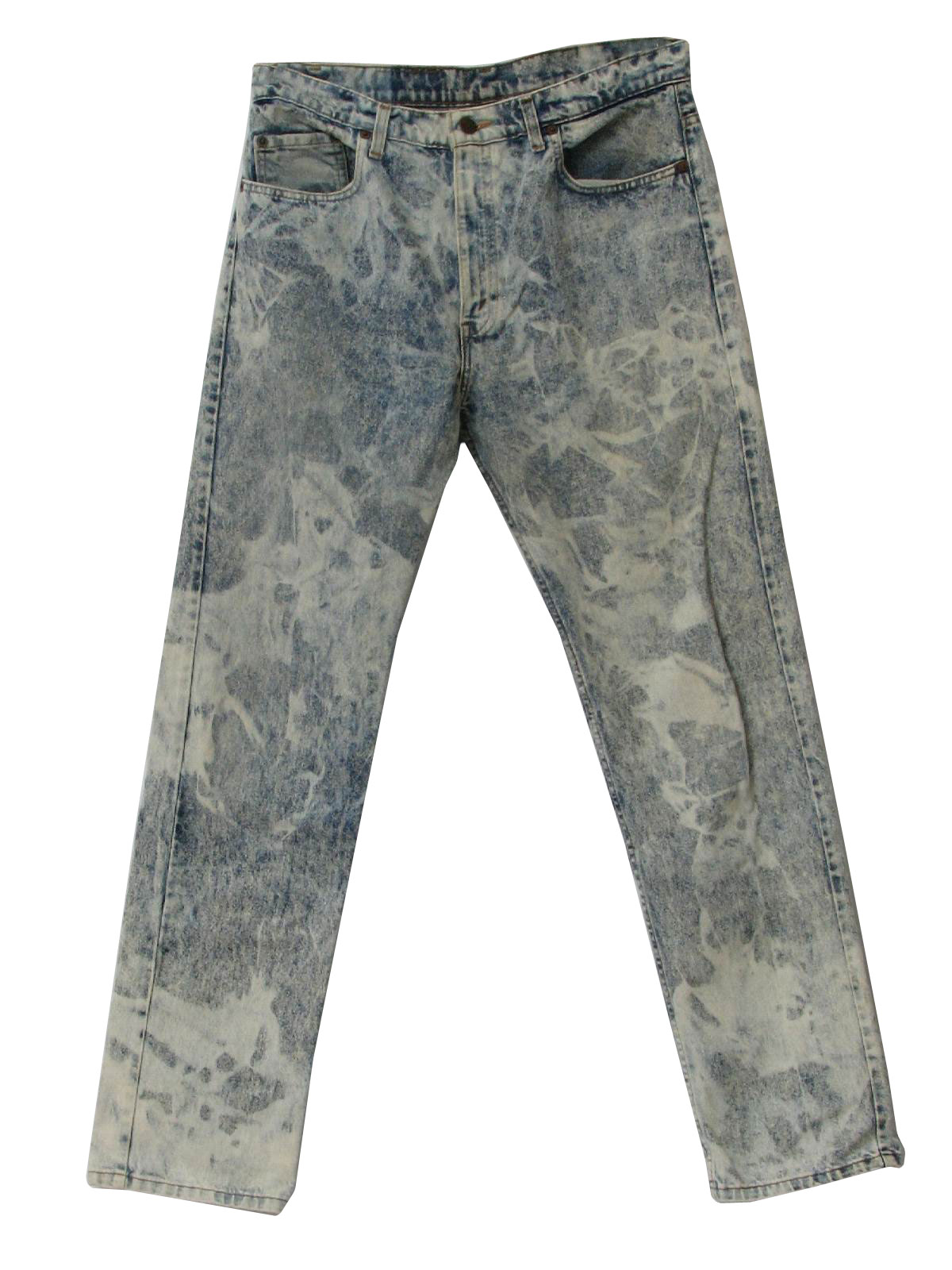Levis Eighties Vintage Pants: 80s -Levis- Mens light and dark blue acid ...