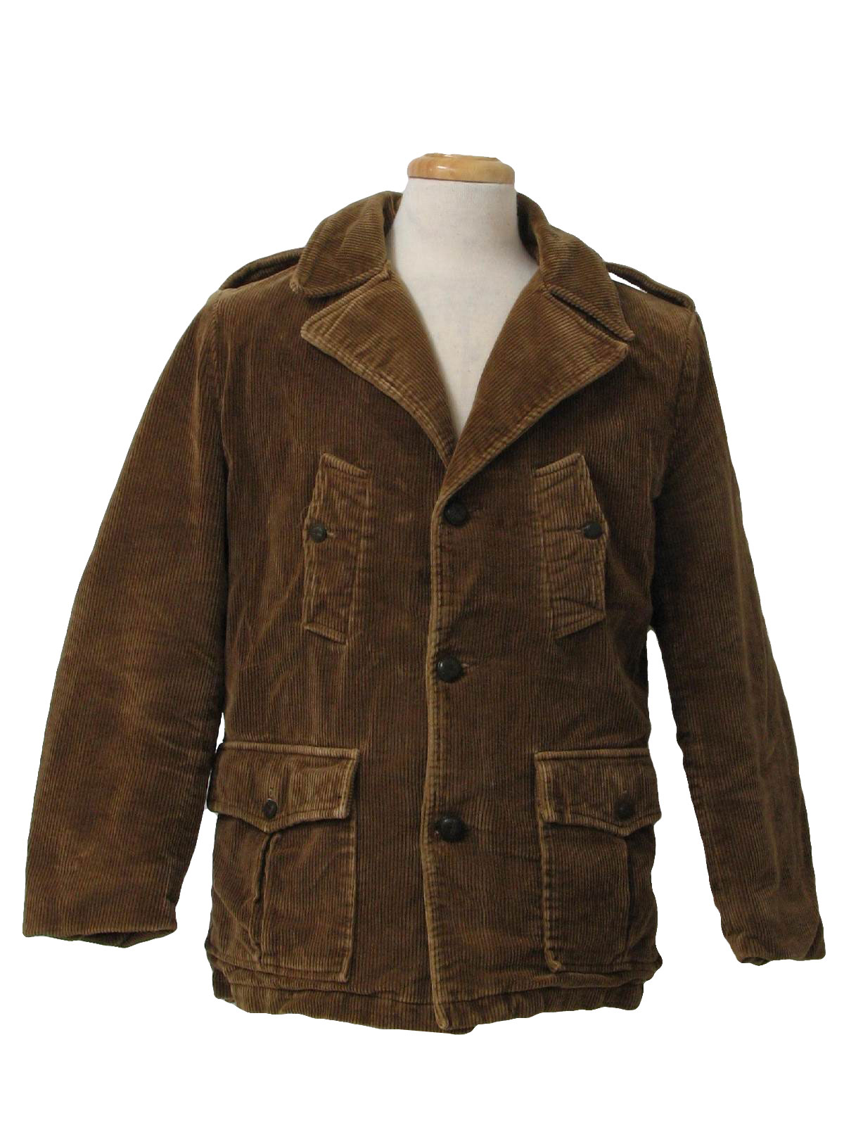 70's Towncraft Jacket: 70s -Towncraft- Mens mocha corduroy car coat ...