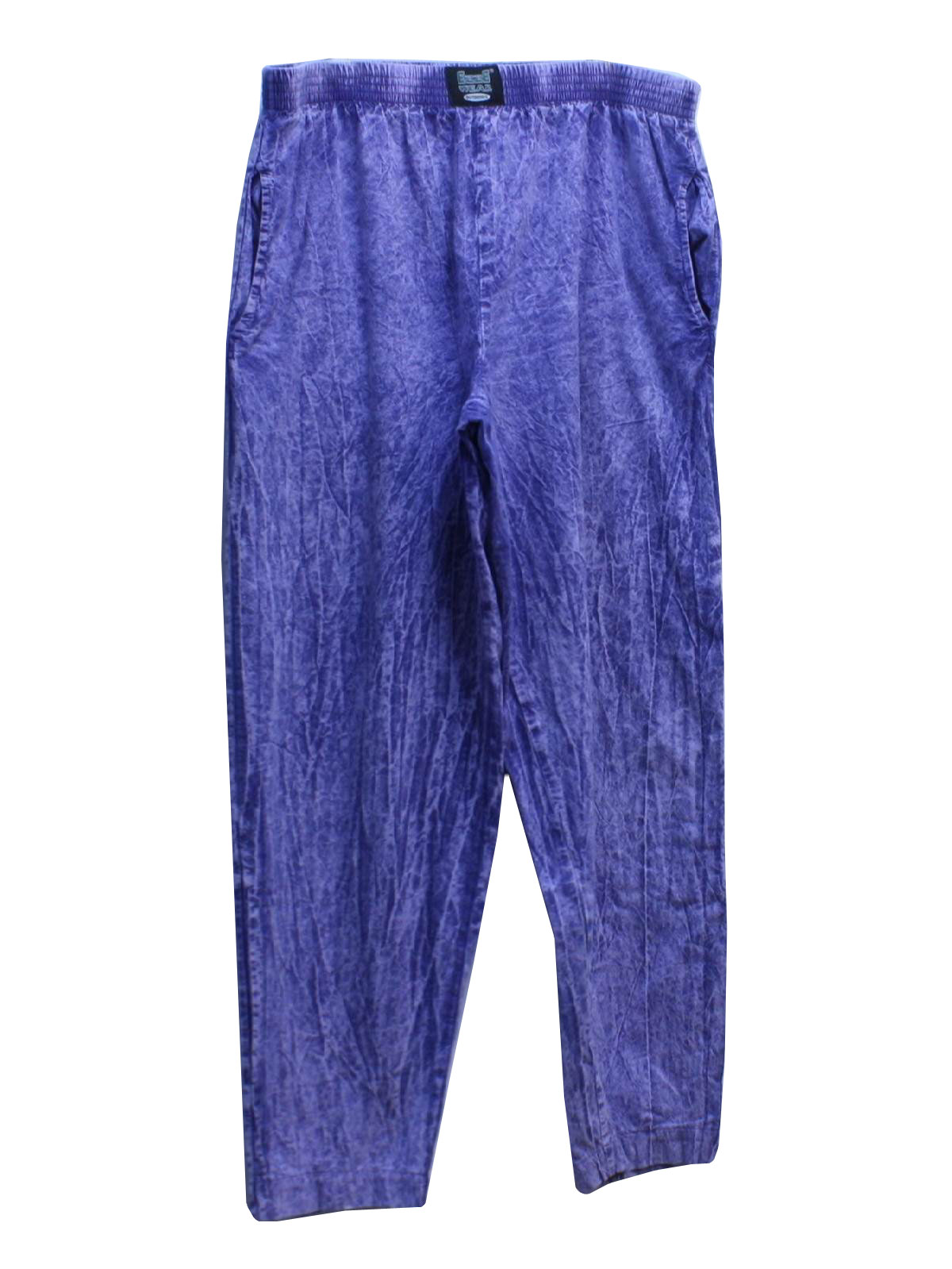 Vintage Ezze Wear 80's Pants: 80s -Ezze Wear- Mens shaded violet and ...