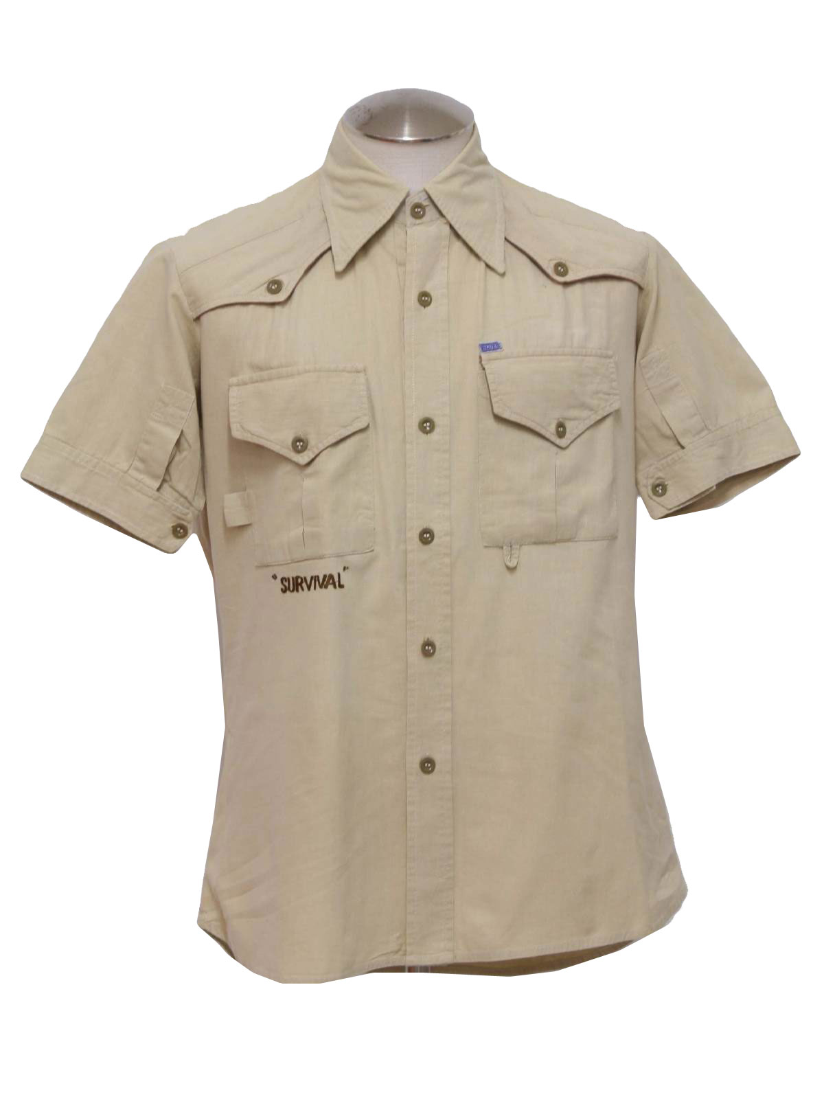 shirt with flap in back