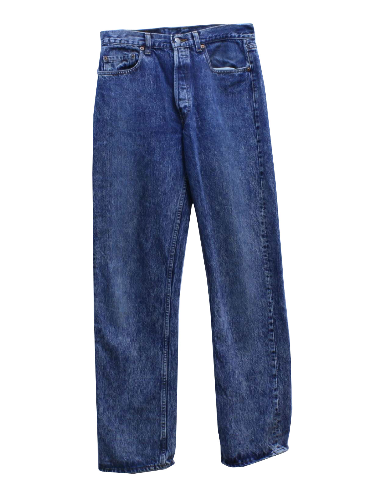 Levis 1980s Vintage Pants: 80s -Levis- Mens dark blue acid wash totally ...