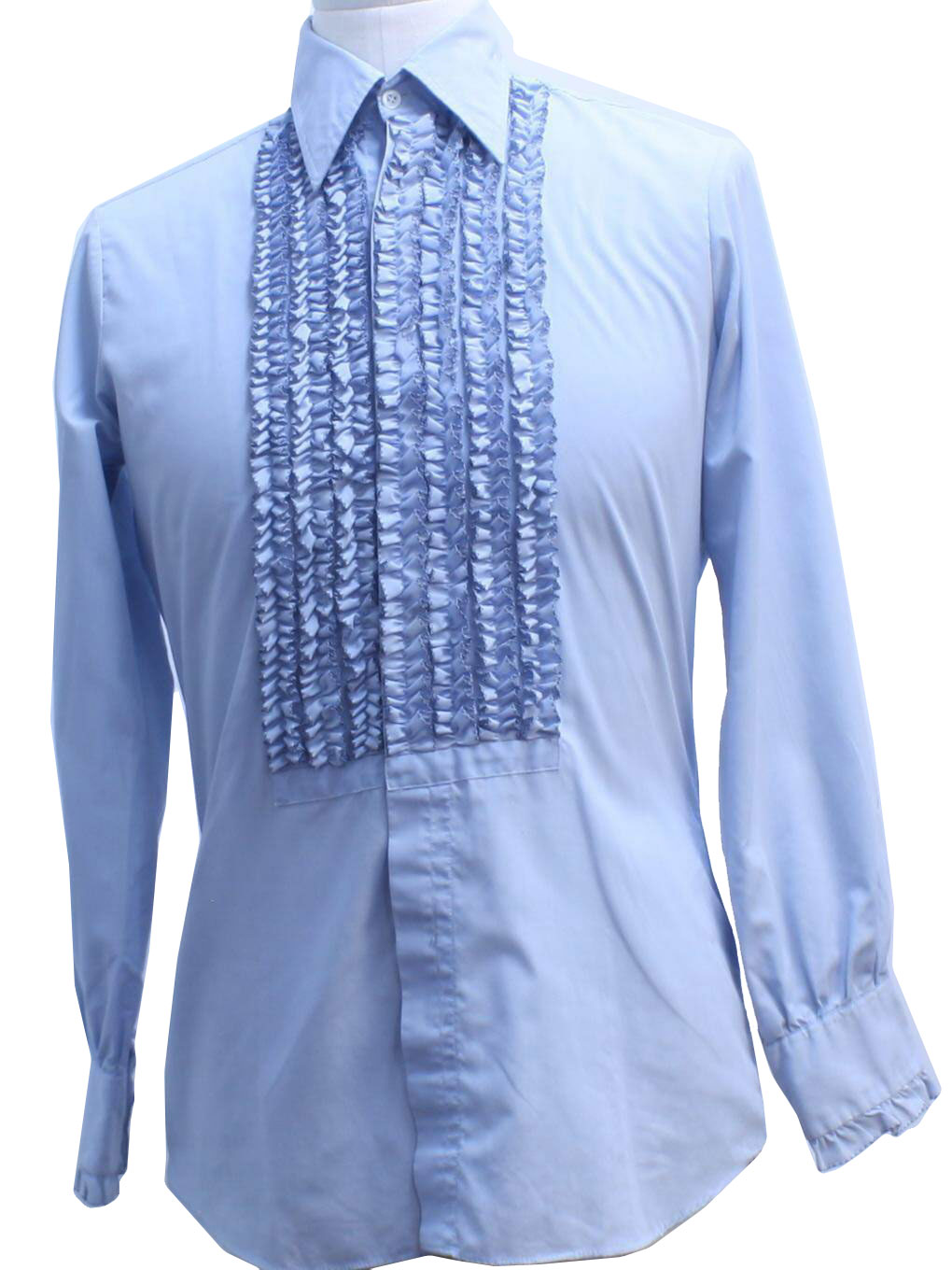 70s Retro Shirt: 70s -Delton- Mens baby blue background, longsleeve ...