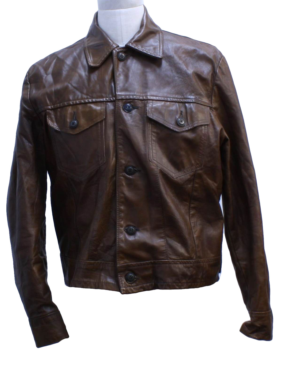Retro 1960's Leather Jacket (Its a Holiday) : 60s -Its a Holiday- Mens ...