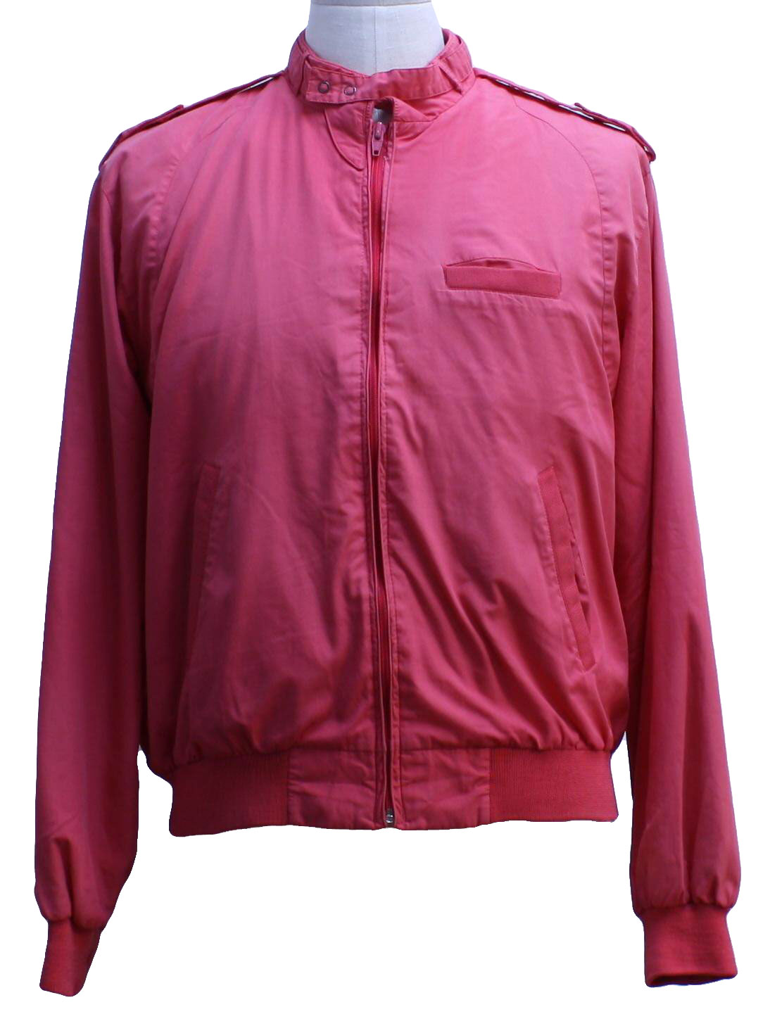 Retro Eighties Jacket: 80s -Peter England- Mens dark pink cotton ...