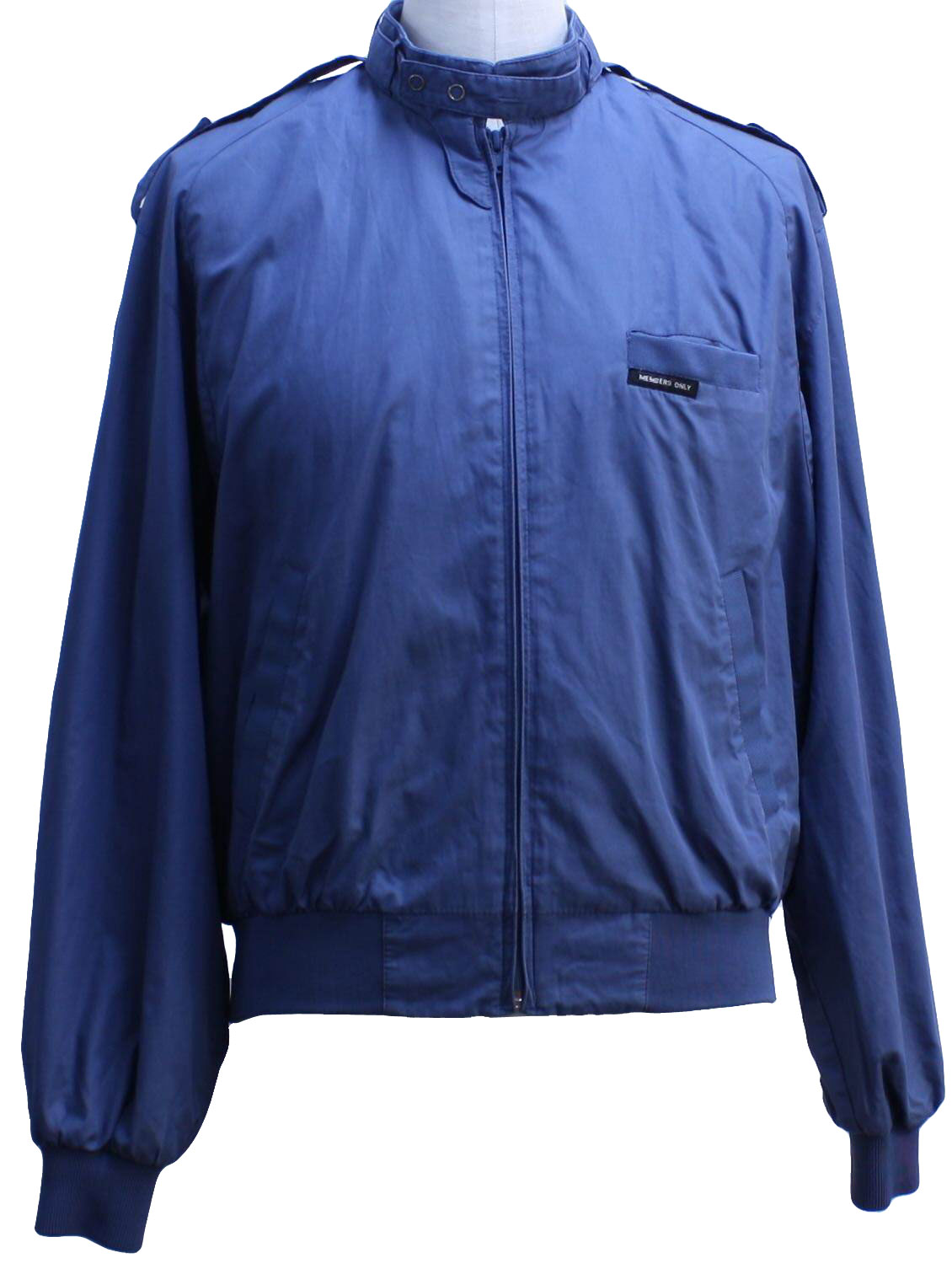 Vintage Members Only 80's Jacket: 80s style -Members Only- Mens blue ...