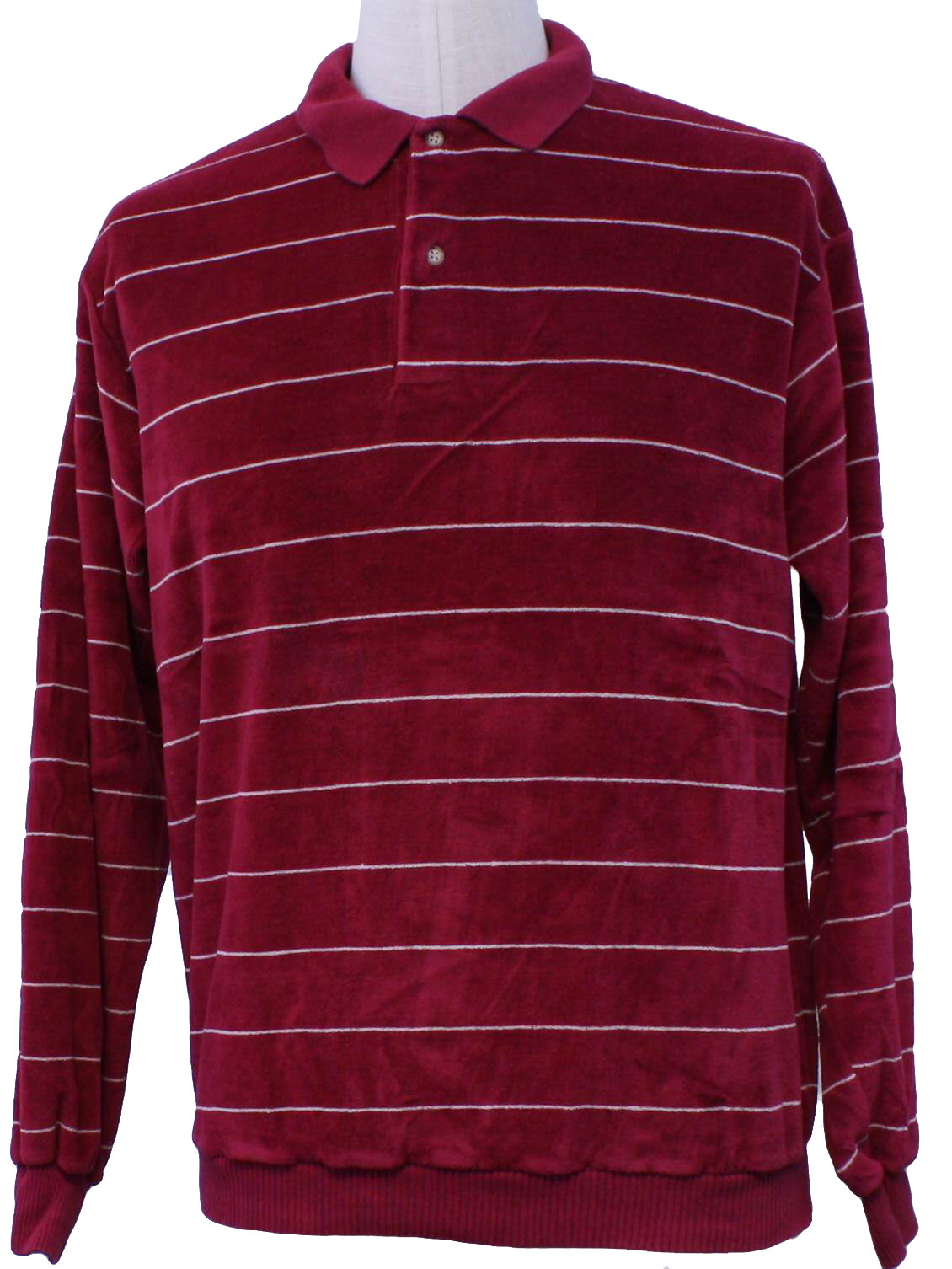 Patrick 80's Vintage Velour Shirt: 80s -Patrick- Mens maroon background ...
