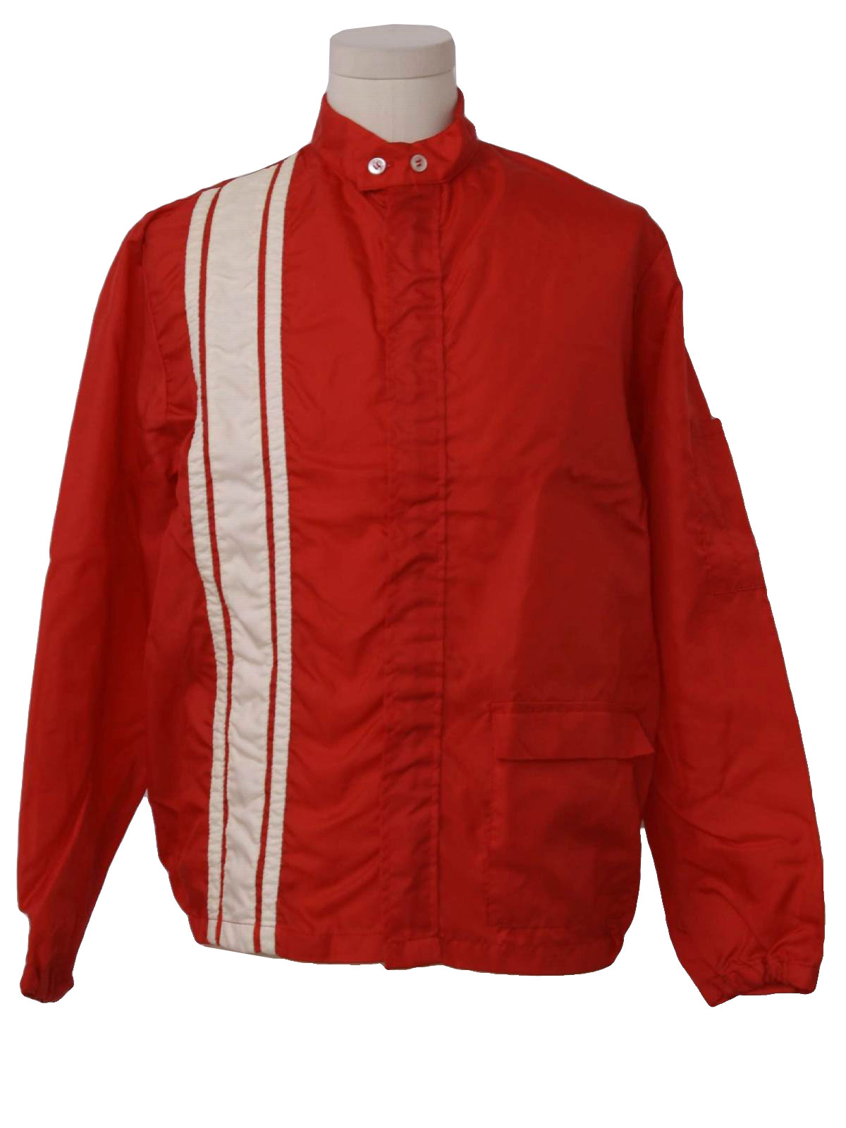 Vintage Swingster Sixties Jacket: 60s -Swingster- Mens red and white ...