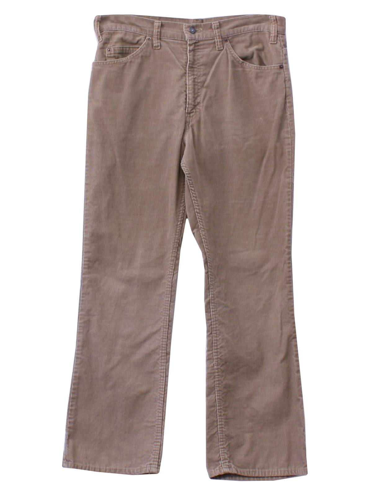 70's Levis Flared Pants / Flares: 70s -Levis- Mens light tan cotton ...