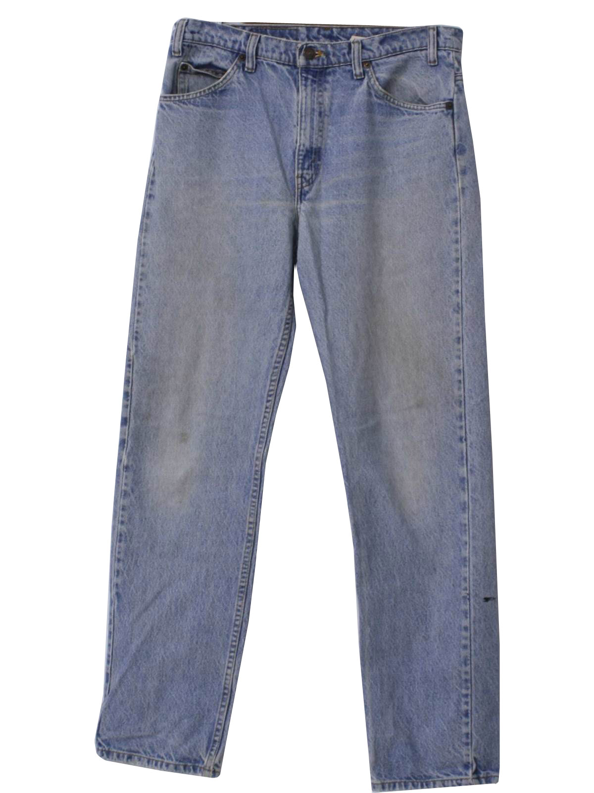 Levis 505 1990s Vintage Pants: 90s -Levis 505- Mens light blue, well ...