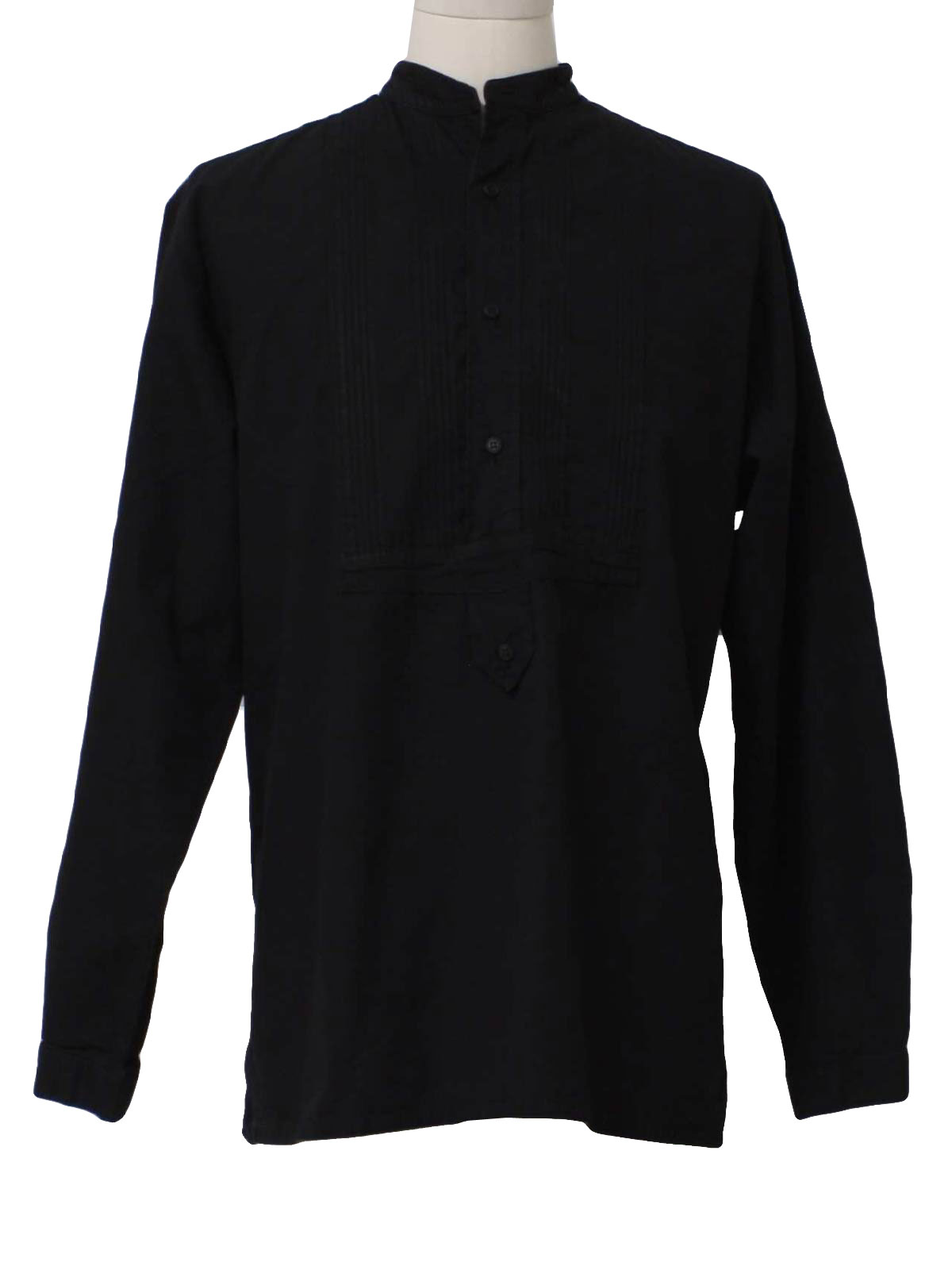 Western Shirt: 90s -Wah Maker True West- Mens Late 1800s style black ...