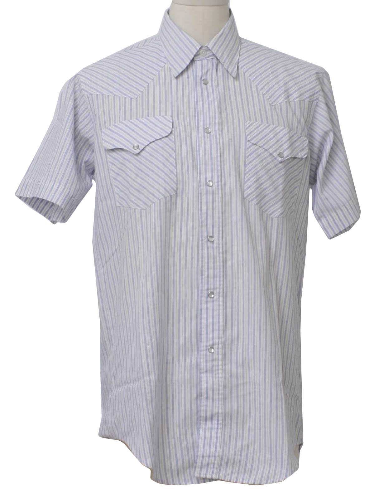 Retro Eighties Western Shirt: 80s -Ruddock Shirts- Mens white ...