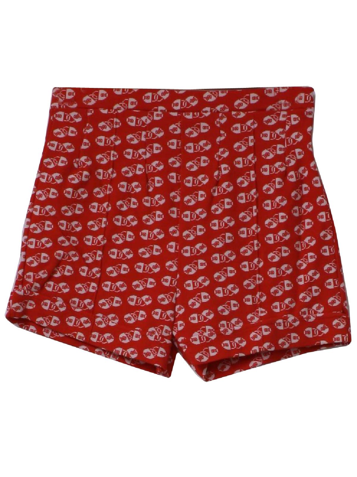 70s Vintage Missing Label Shorts: 70s -Missing Label- Womens red ...