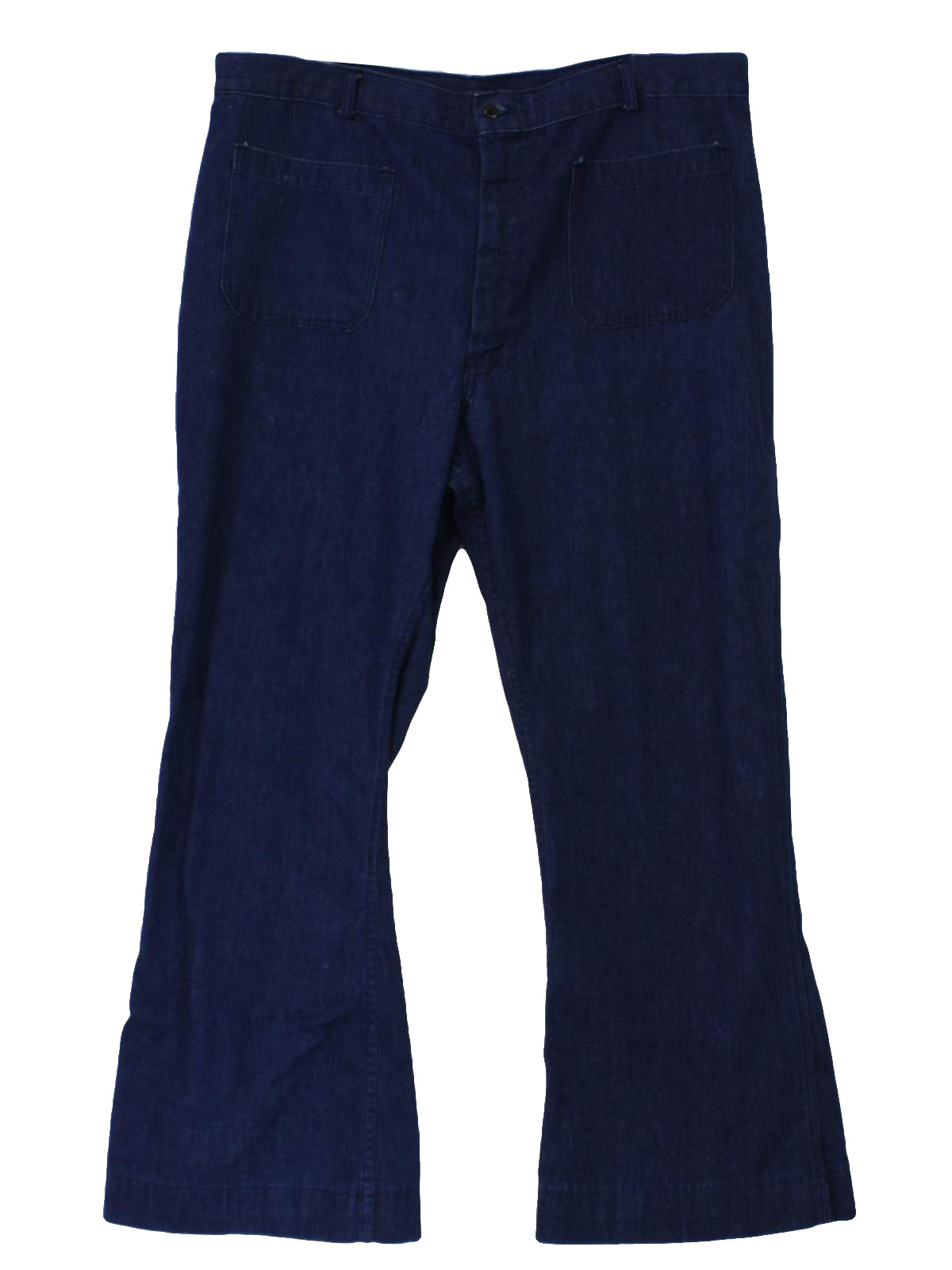 1970's Retro Bellbottom Pants: 70s -Utility Trousers- Mens dark blue ...