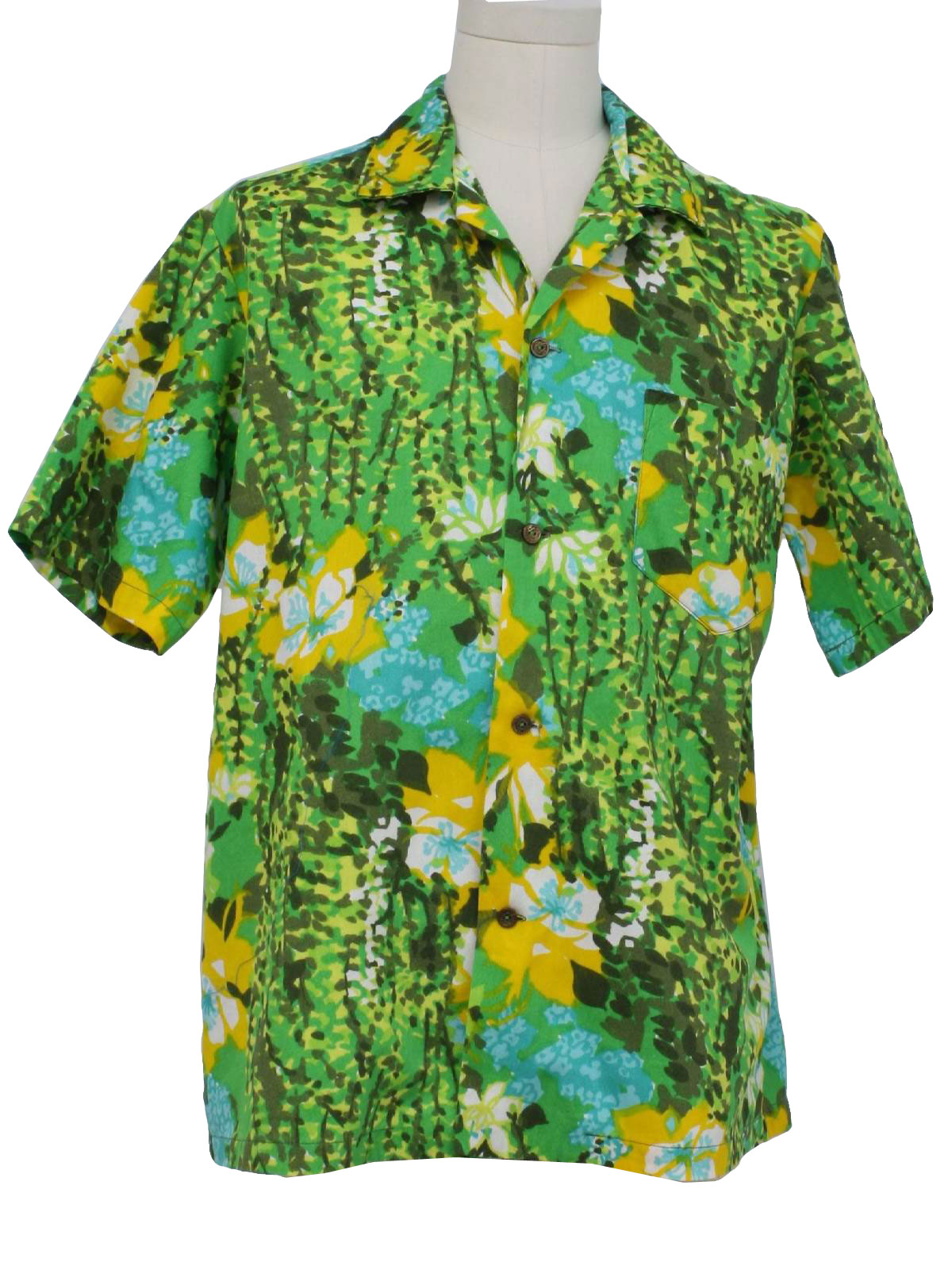60s Vintage Custom made Halealuha Hawaiian Shirt: 60s -Custom made ...