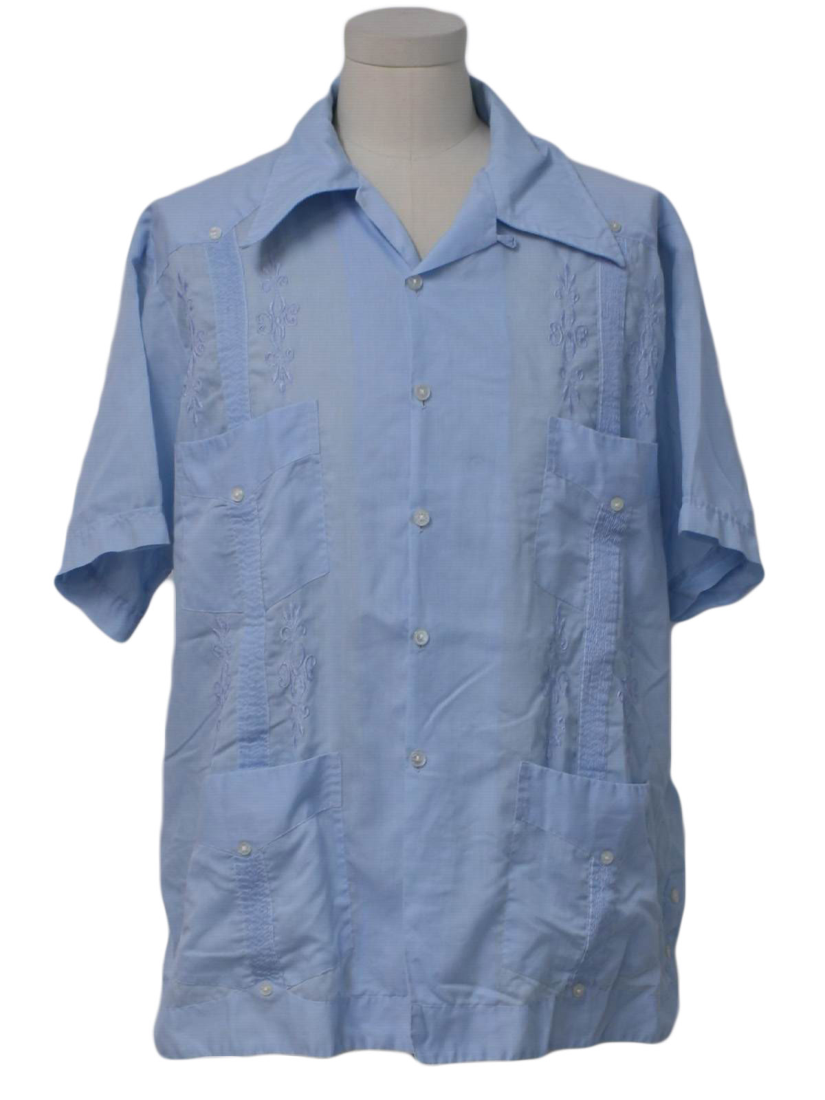 1980's Vintage Guayaberas Yuccatecas Guayabera Shirt: 80s -Guayaberas ...