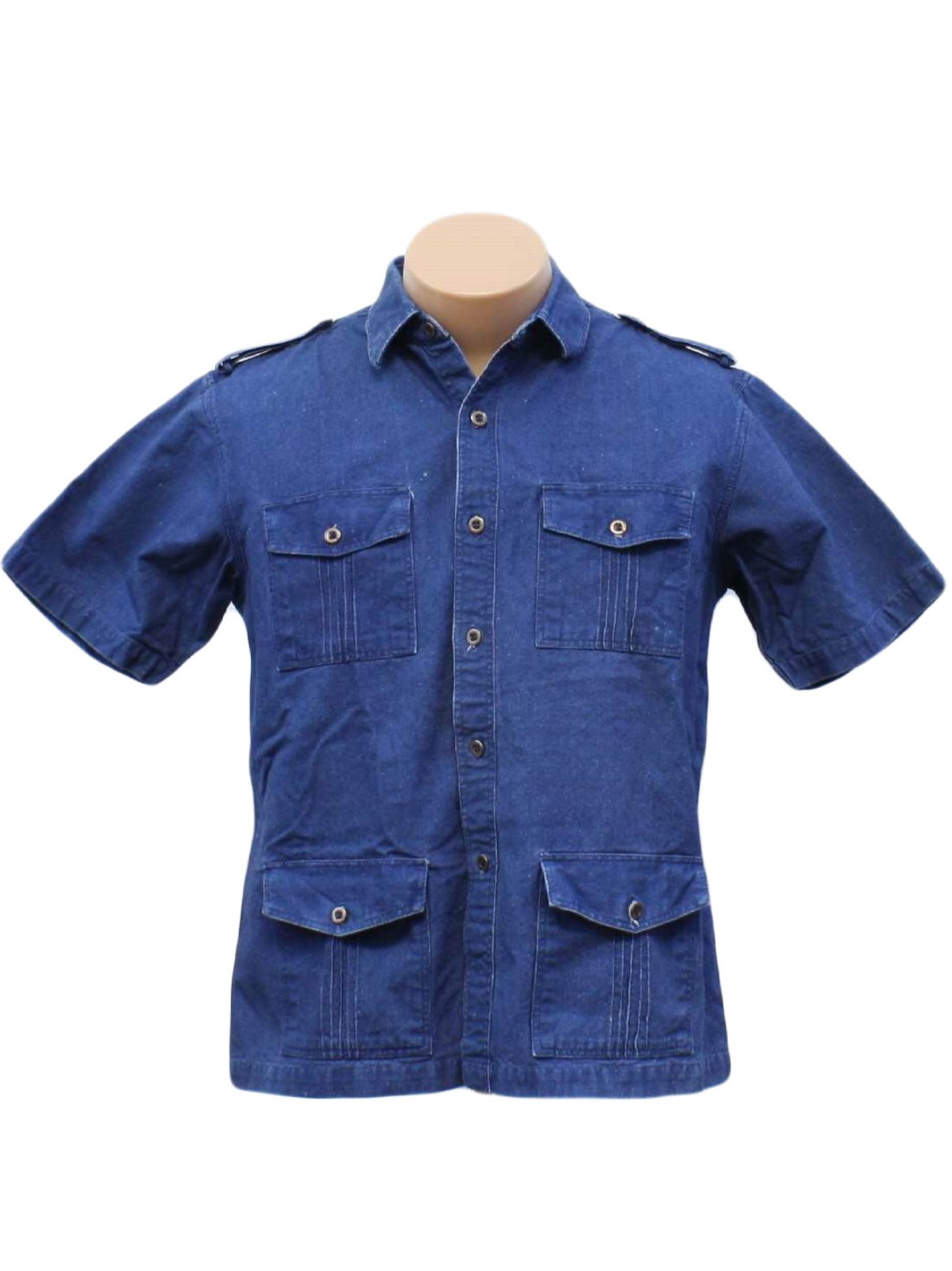 safari field shirt with epaulets