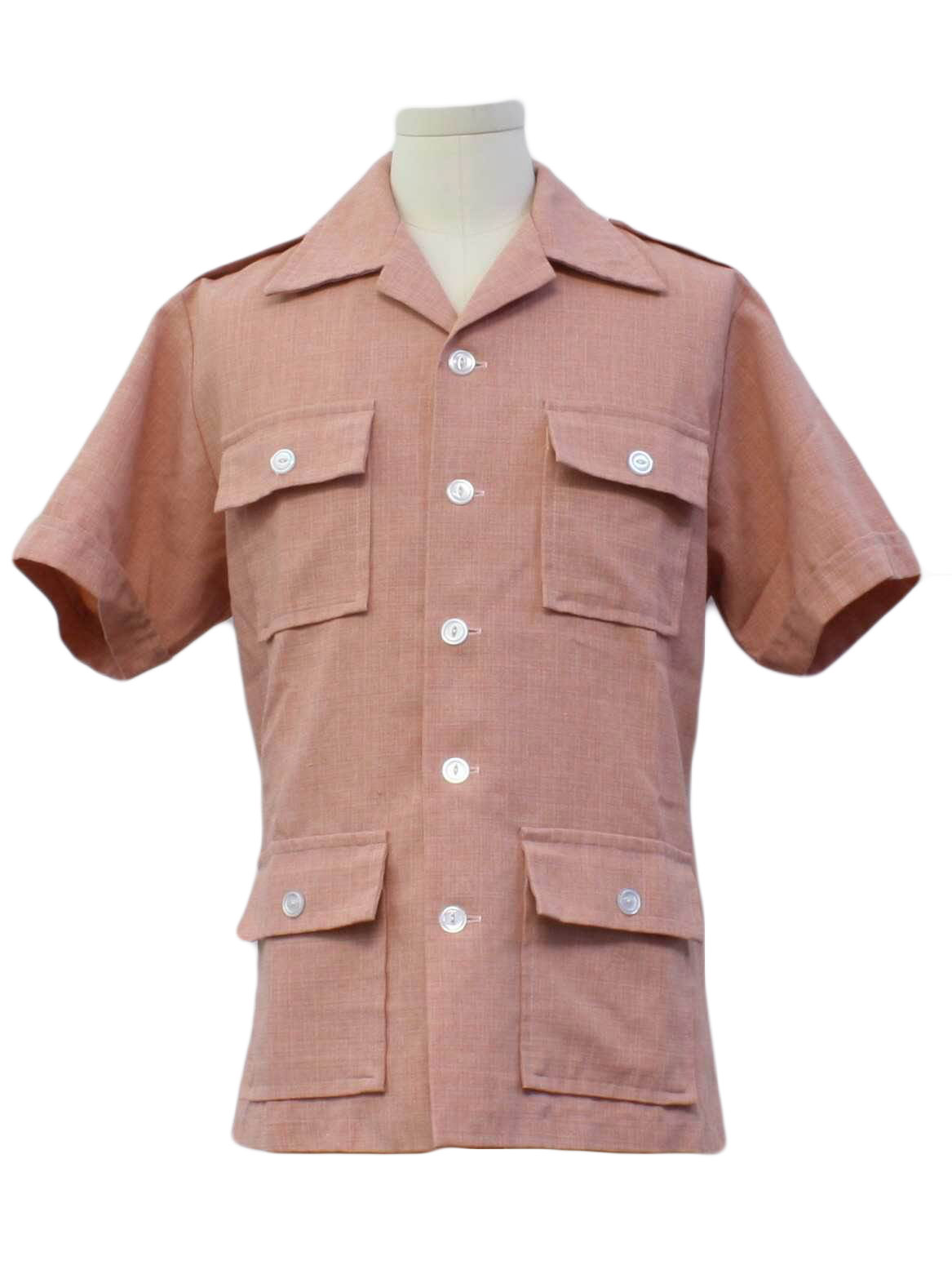 short shirt with flapper
