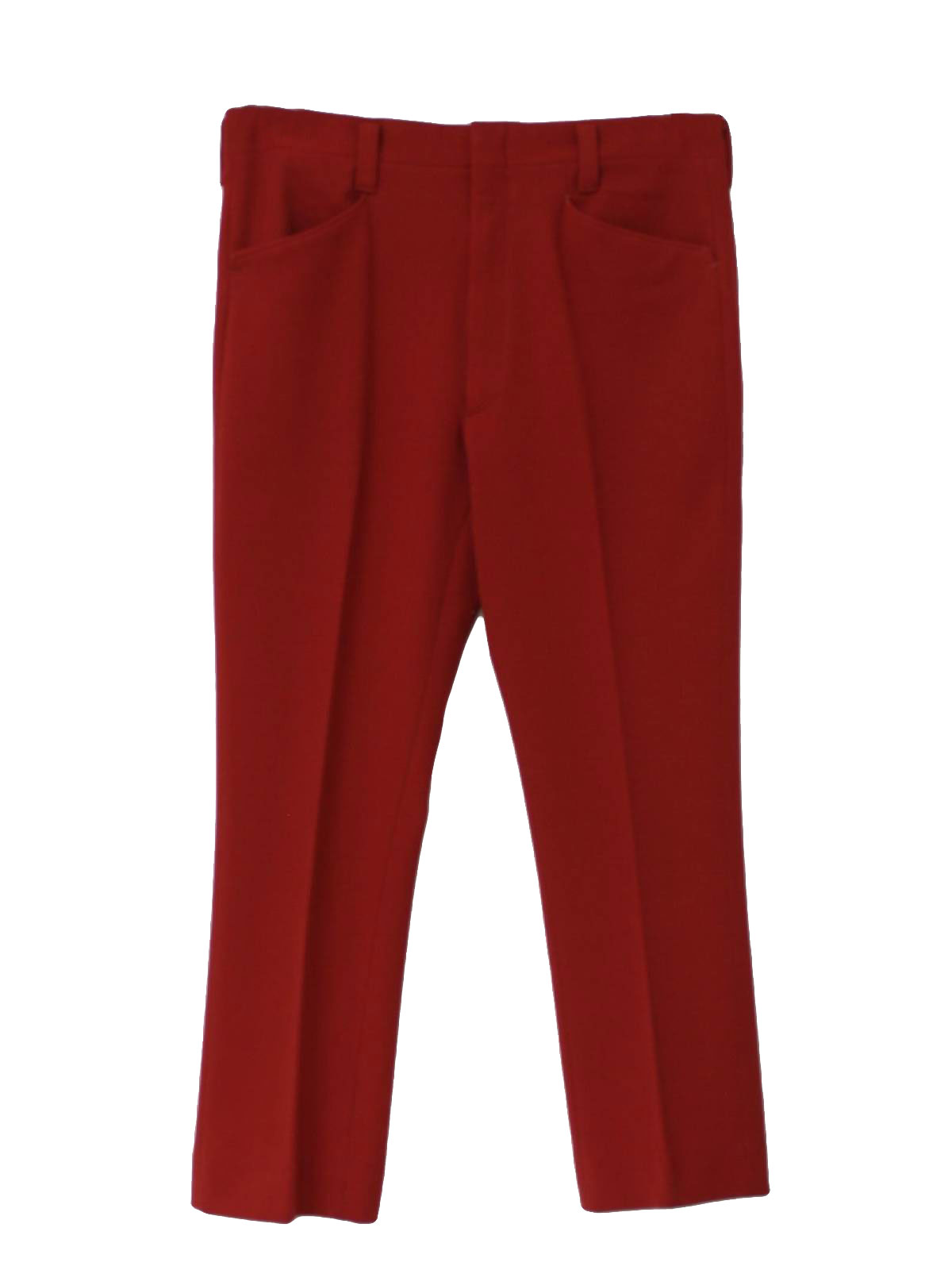 zara red flared trousers