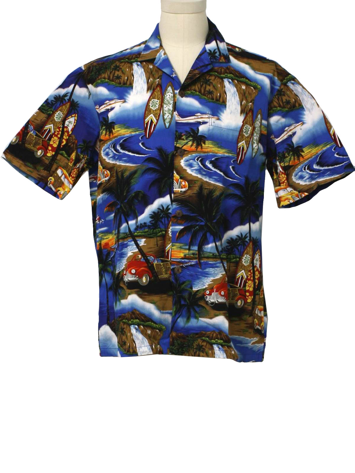 Vintage 80s Hawaiian Shirt: 80s -Royal Creations Made in Hawaii- Mens ...