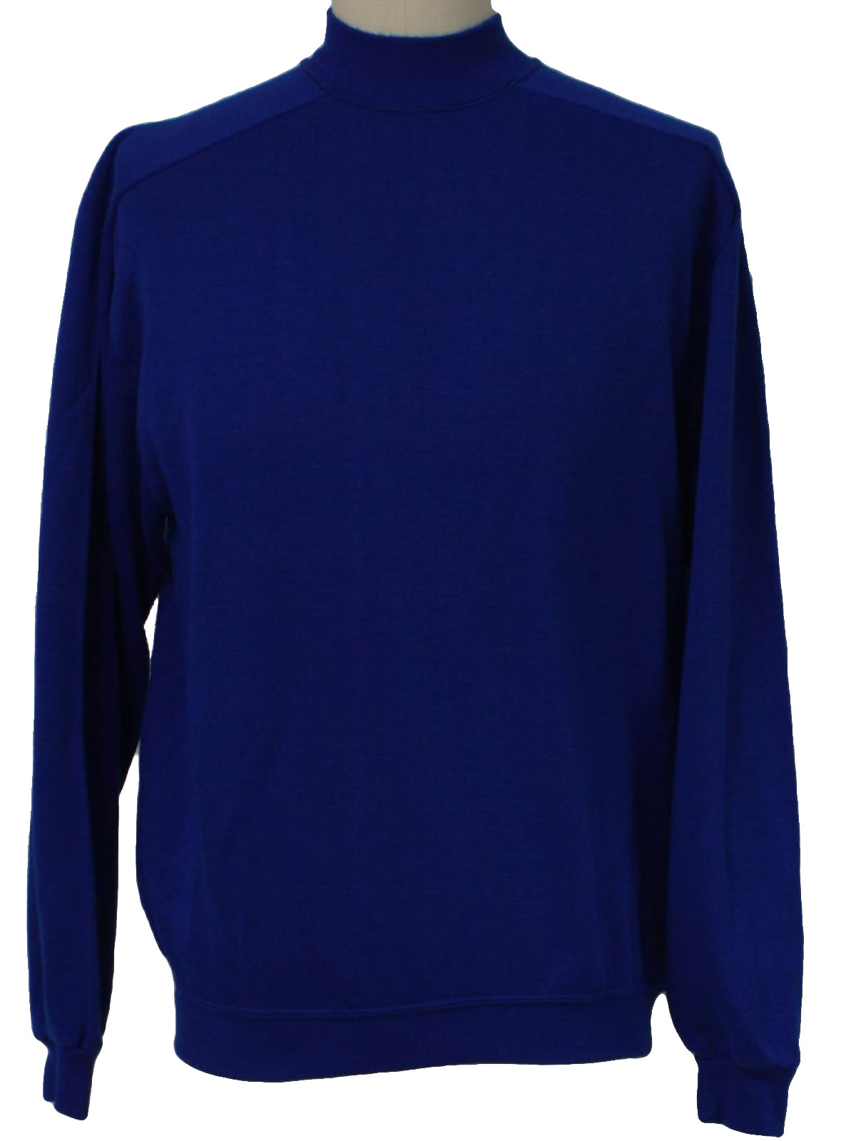 Vintage La Ricco 1960s Knit Shirt: 60s -La Ricco- Mens peacock blue ...