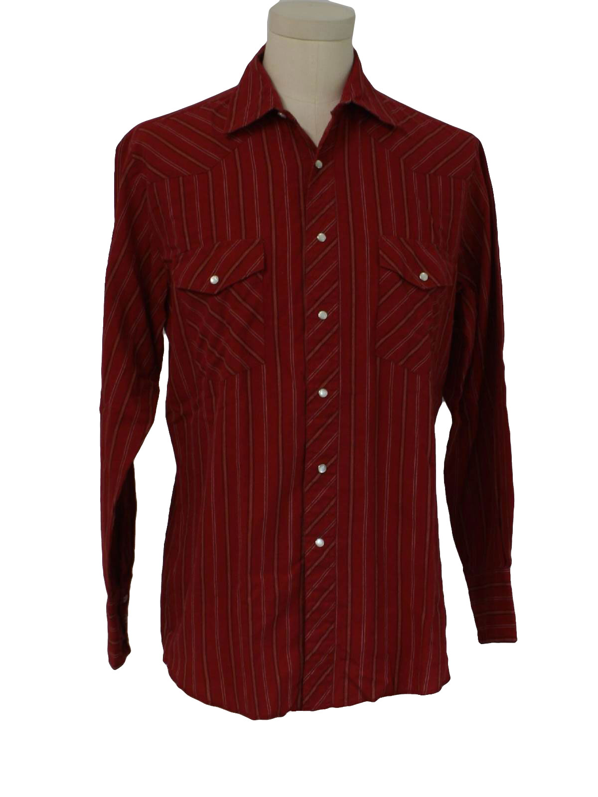 Retro 1990's Western Shirt (Rustler) : 90 -Rustler- Mens red with black ...