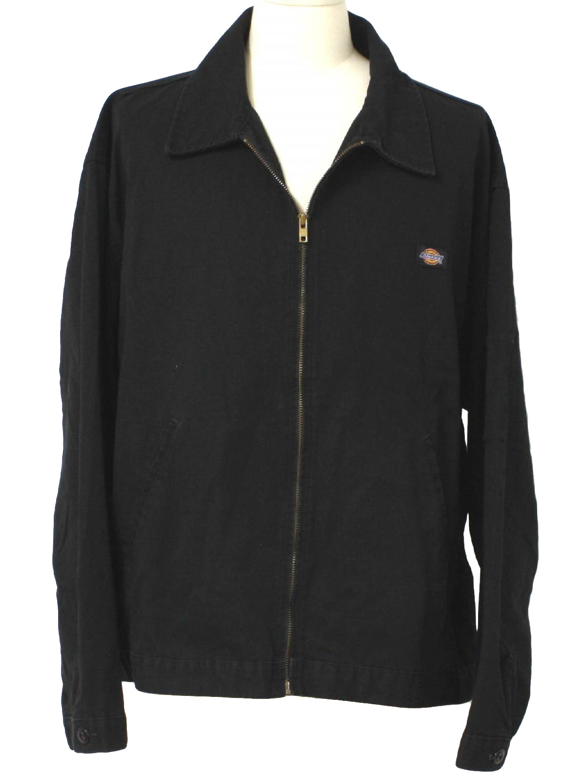 Retro 1990's Jacket (Dickies) : 90s -Dickies- Mens black polyester ...