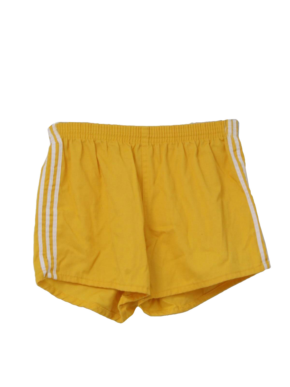 Retro 1980's Shorts (Missing Label) : 80s -Missing Label- Mens yellow ...